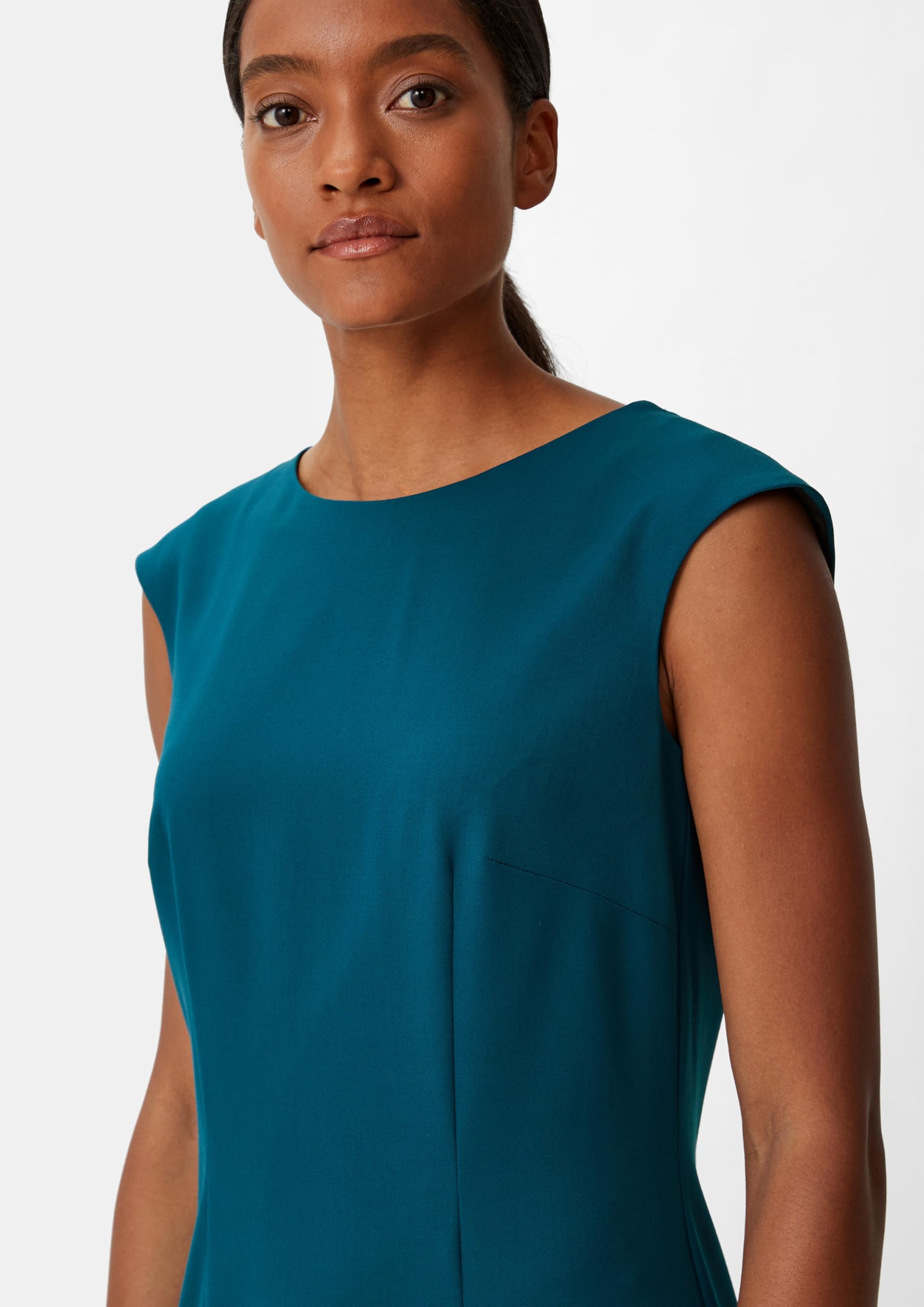 comma-kleid-twill-viskosemix-damenkleid-gr-40-dunkelt-rkis image 4