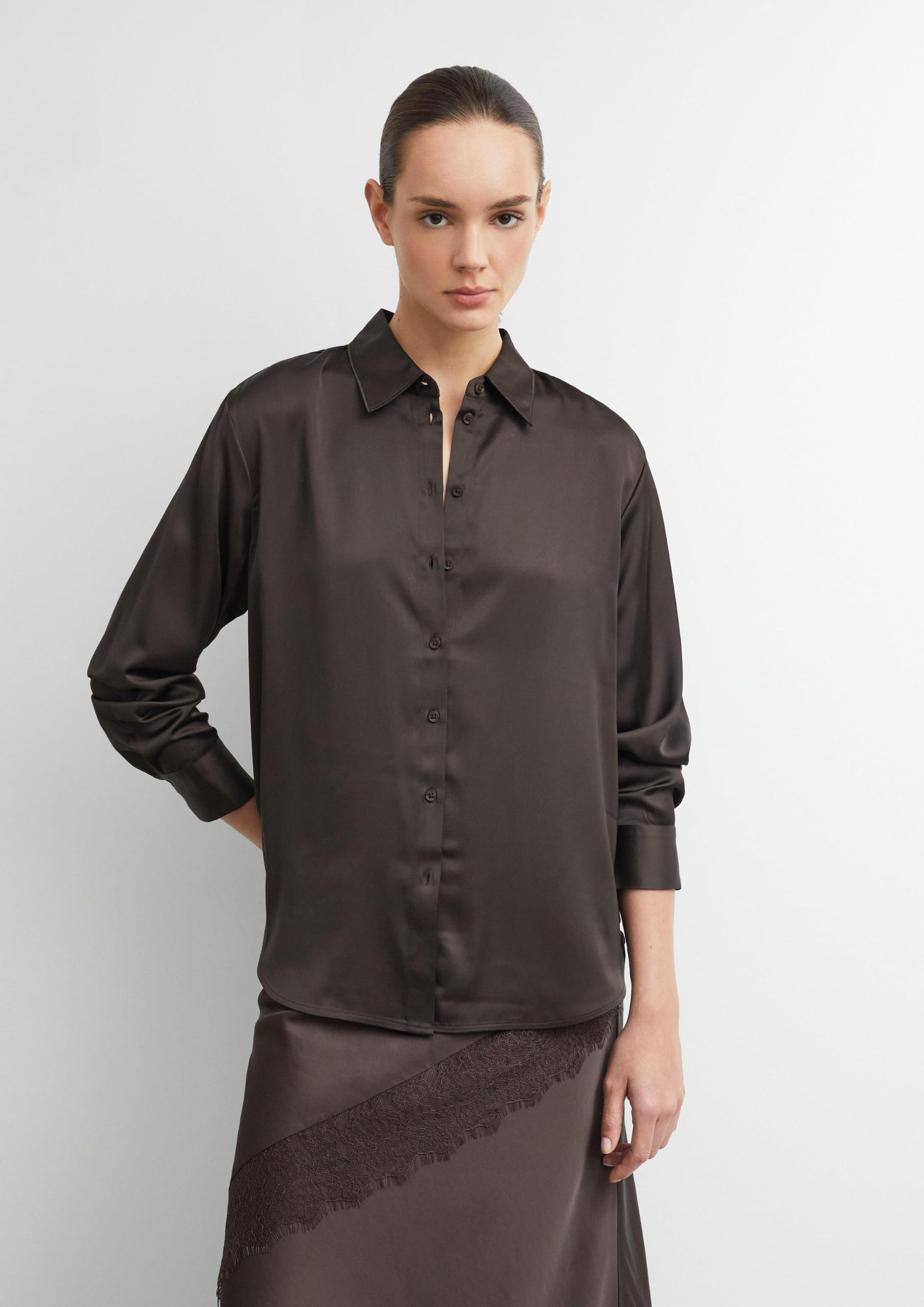 comma-blouses-hemdbluse-satin-regular-fit-langarm image 3