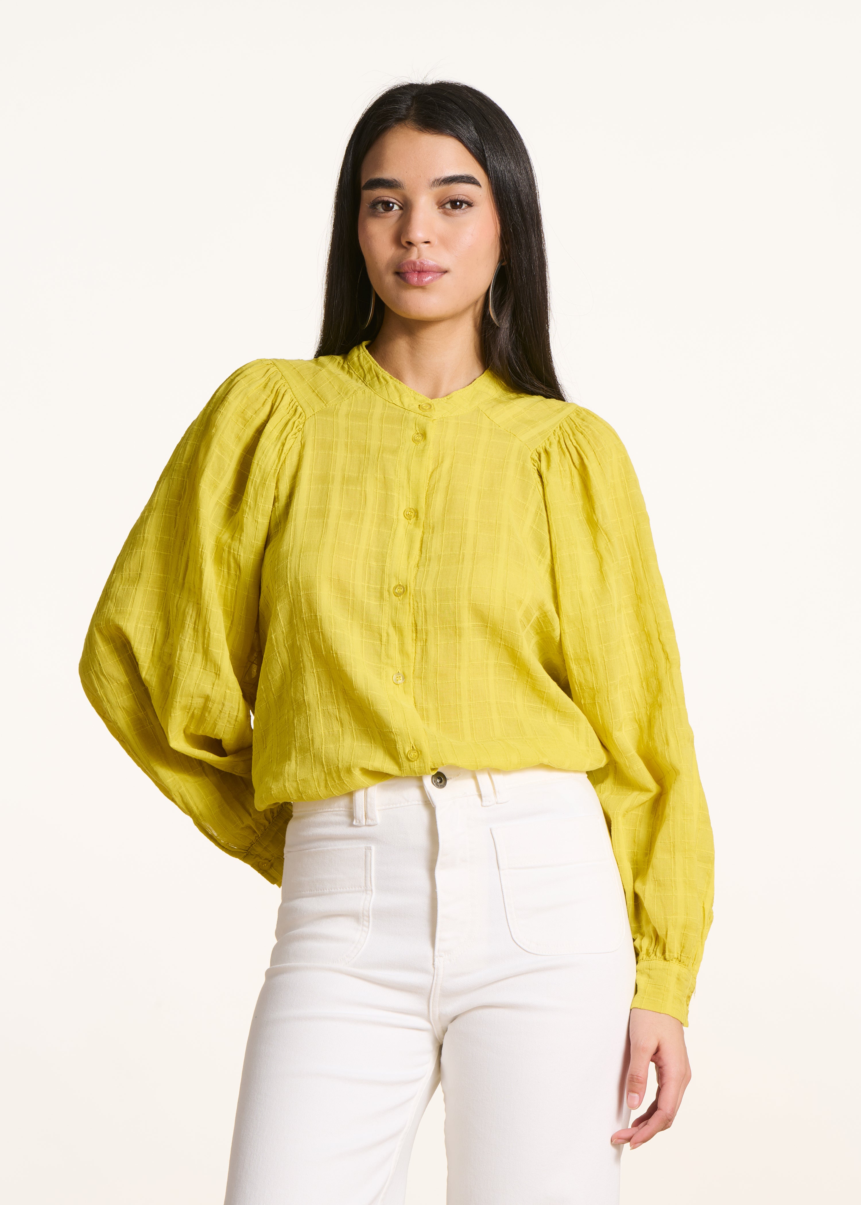 la-f-e-marabout-e-chemise-gr-n-biriba-baumwolle-karo image 2
