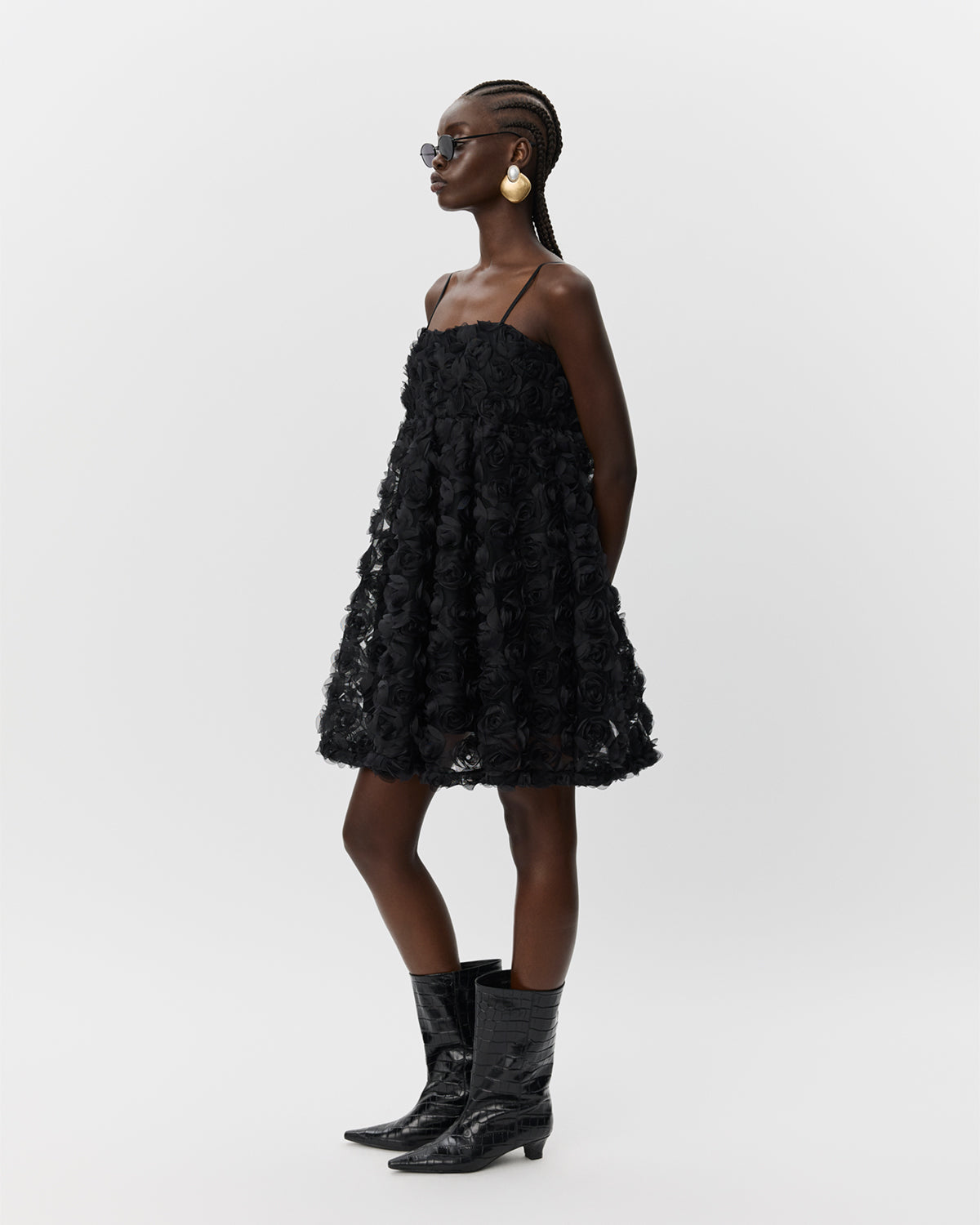 sofie-schnoor-women-riannesw-minikleid-schwarz-rosen-100-polyester image 3