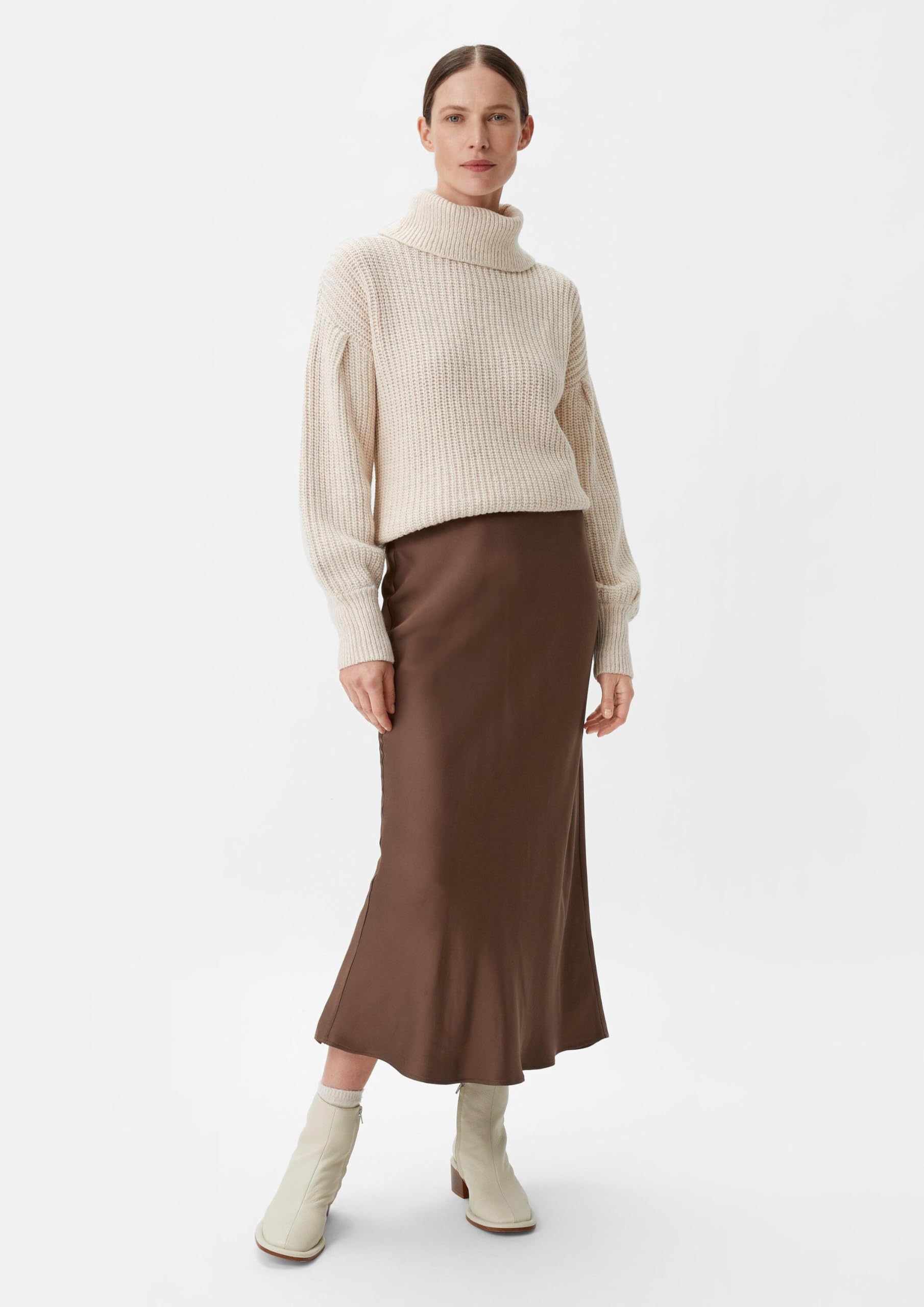 comma-satin-rock-damen-viskosestretch-elegant image 6