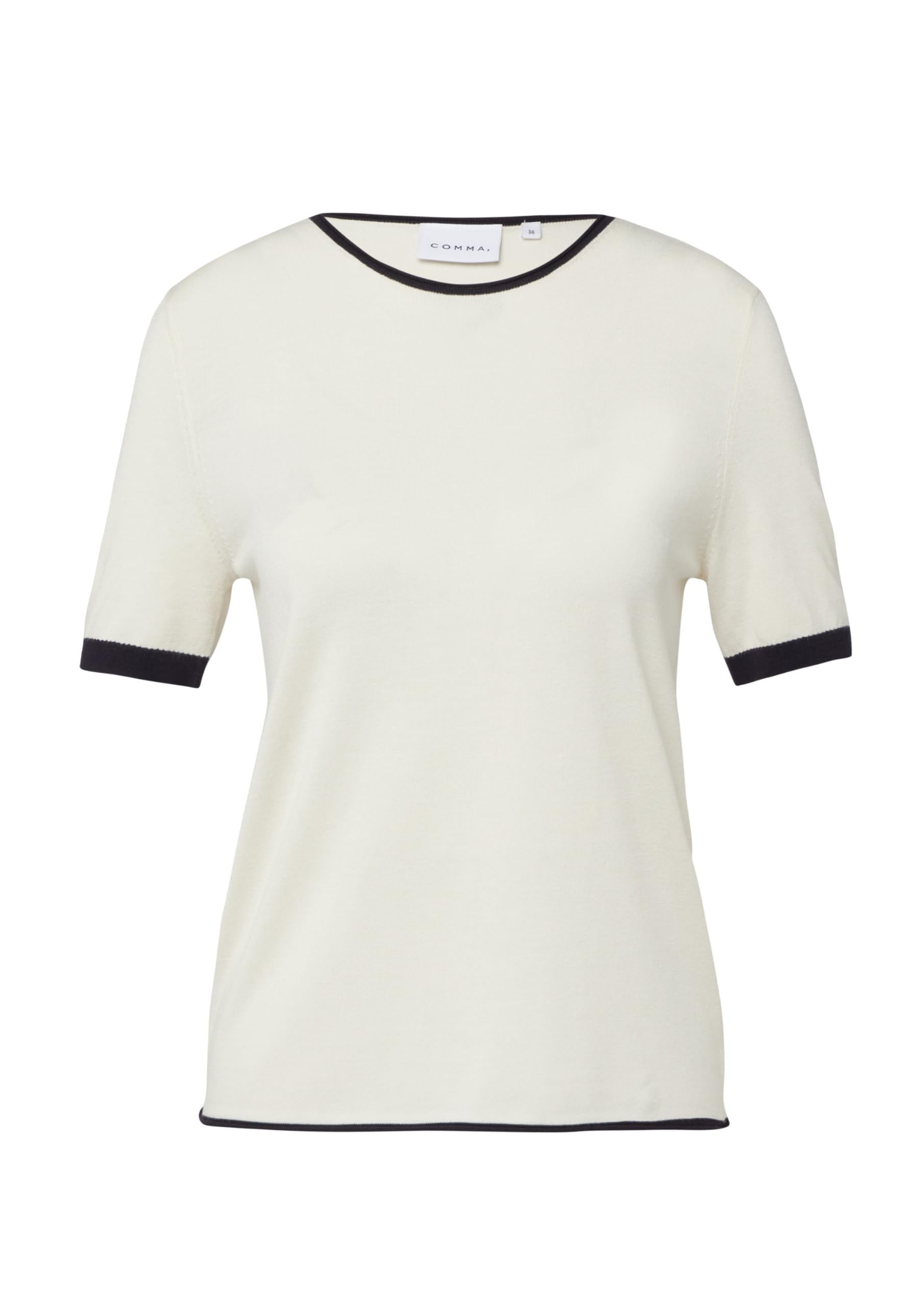 comma-feinstrick-shirt-damen-wei-gr-42-kontrast image 4
