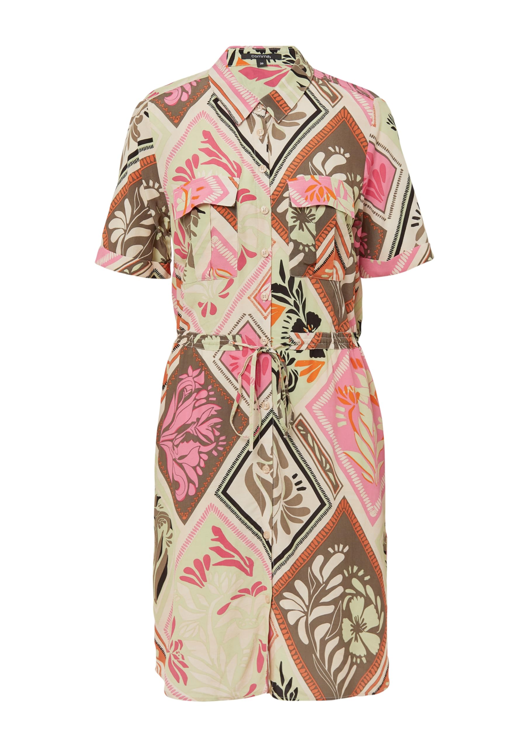 comma-hemdblusenkleid-all-over-print-gr-e-42 image 4