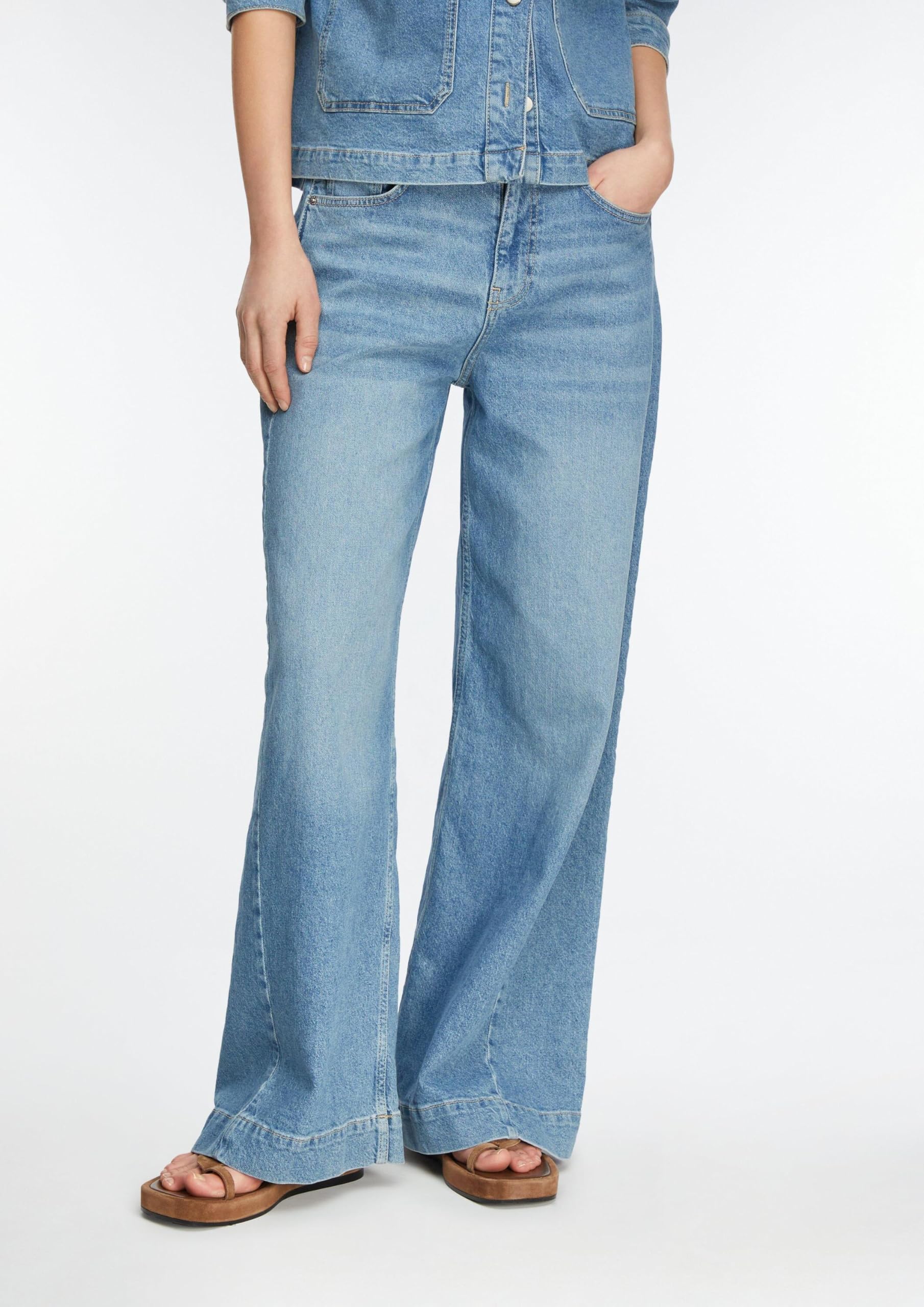comma-jeans-wide-leg-damen-5-pocket-gr-34 image 5