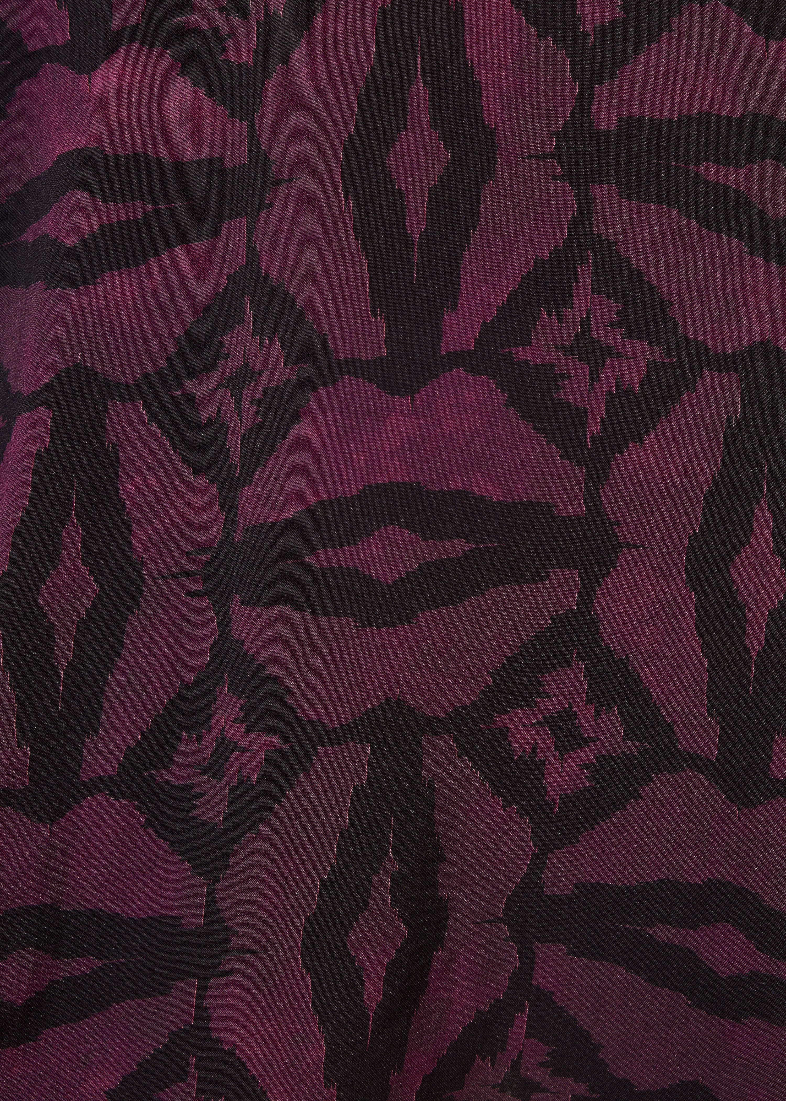 la-f-e-marabout-e-gopal-kleid-schwarz-bordeaux-ethno-print image 3
