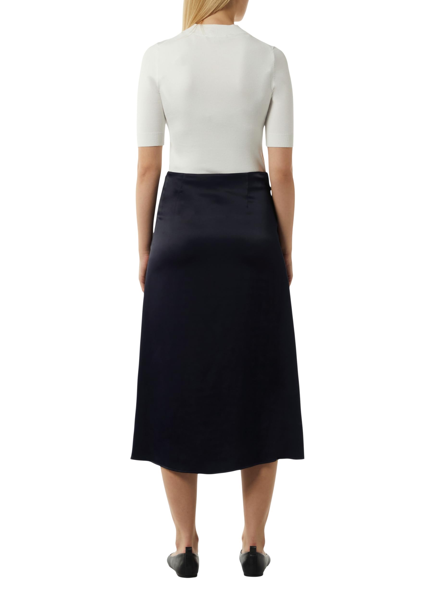 comma-midi-rock-damen-gr-40-navy-satin image 2