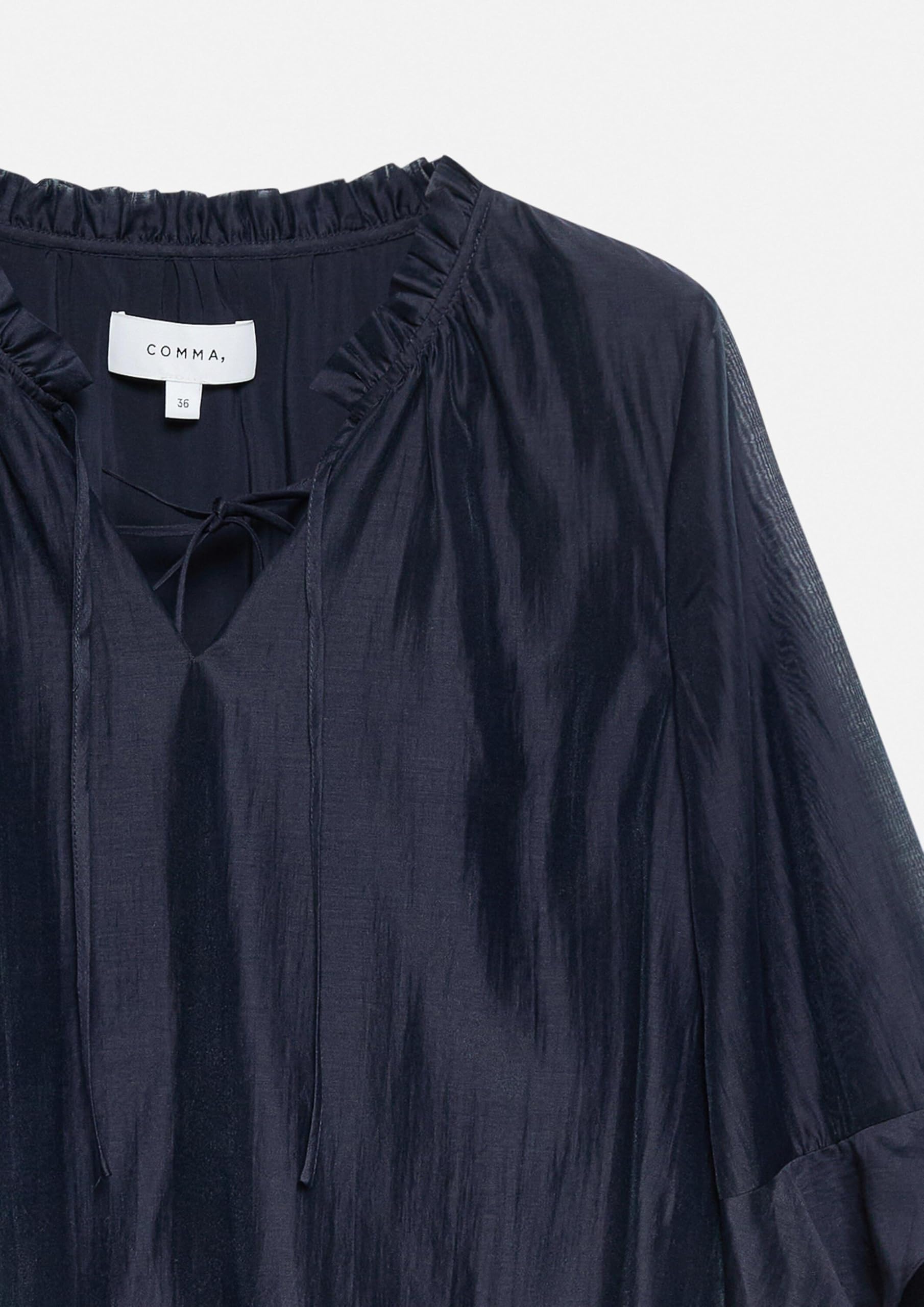 comma-blouses-lyocell-bluse-navy-gr-e-34-langarm image 6