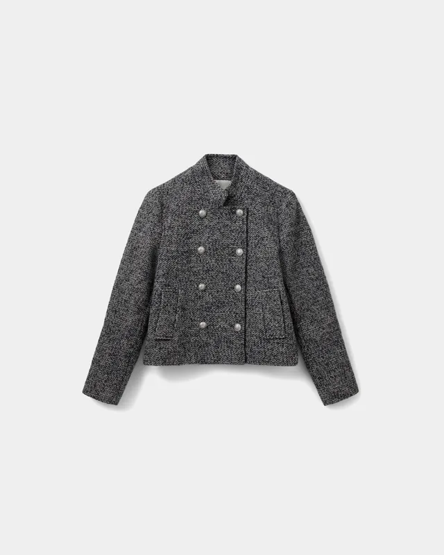 sofie-schnoor-women-emerysw-jacke-navy-boucle-wolle image 1