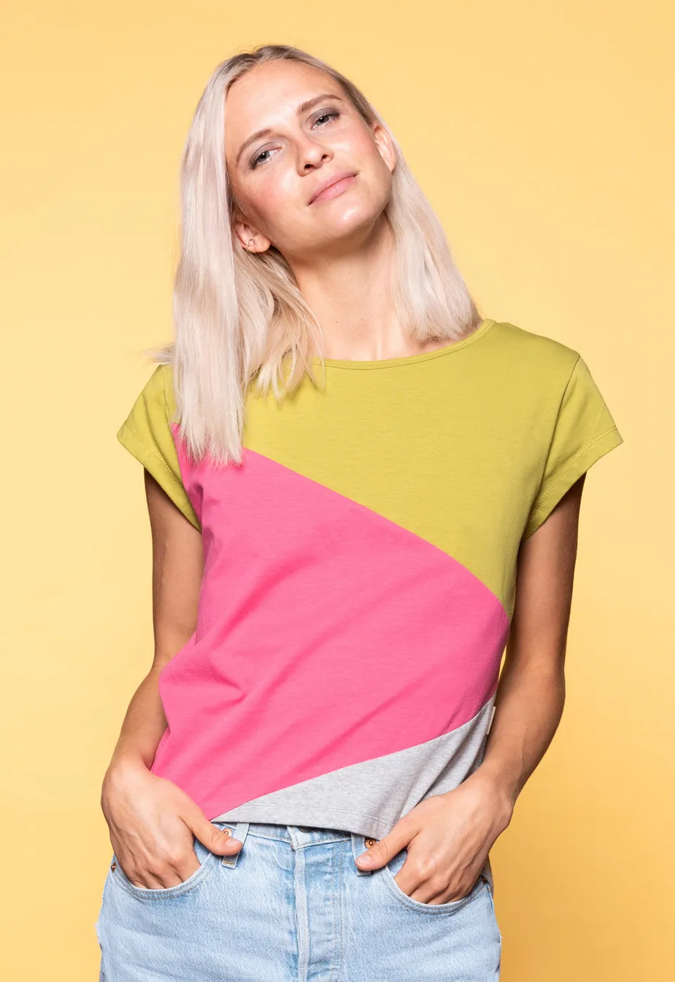 moshiki-s26top-g7-patchwork-shirt-heathered-grey-mix-m-bio image 1