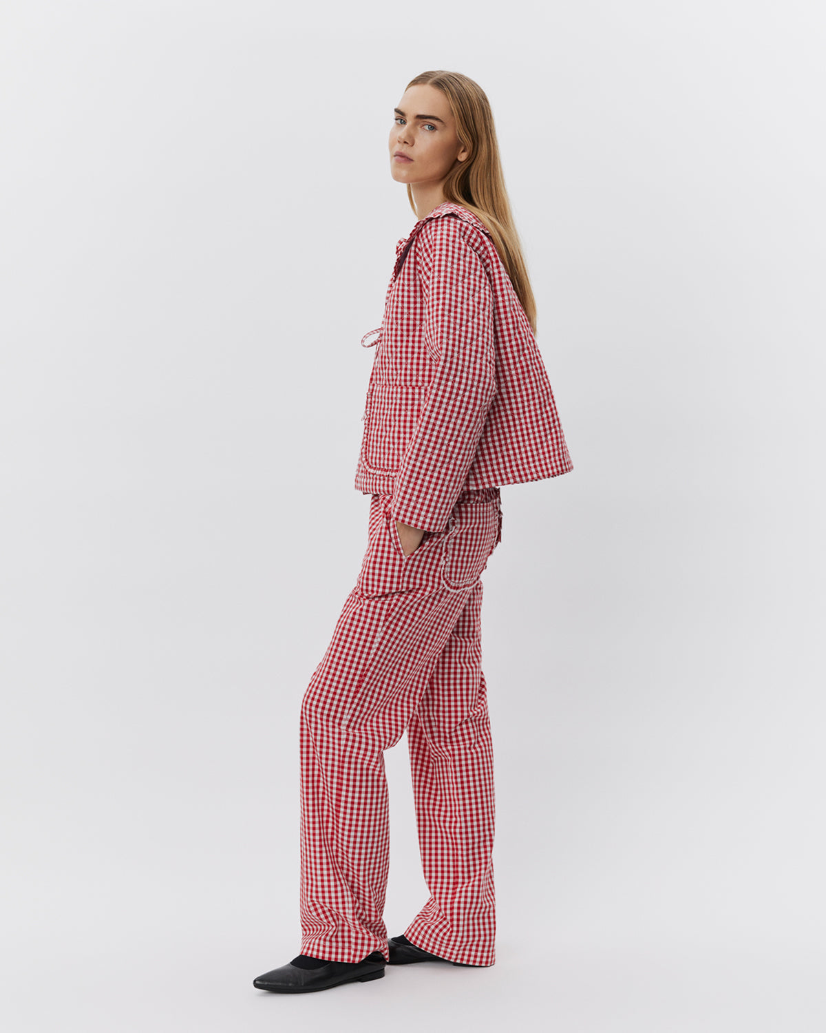 sofie-schnoor-women-abigailesw-hose-rot-karo-baumwolle image 4