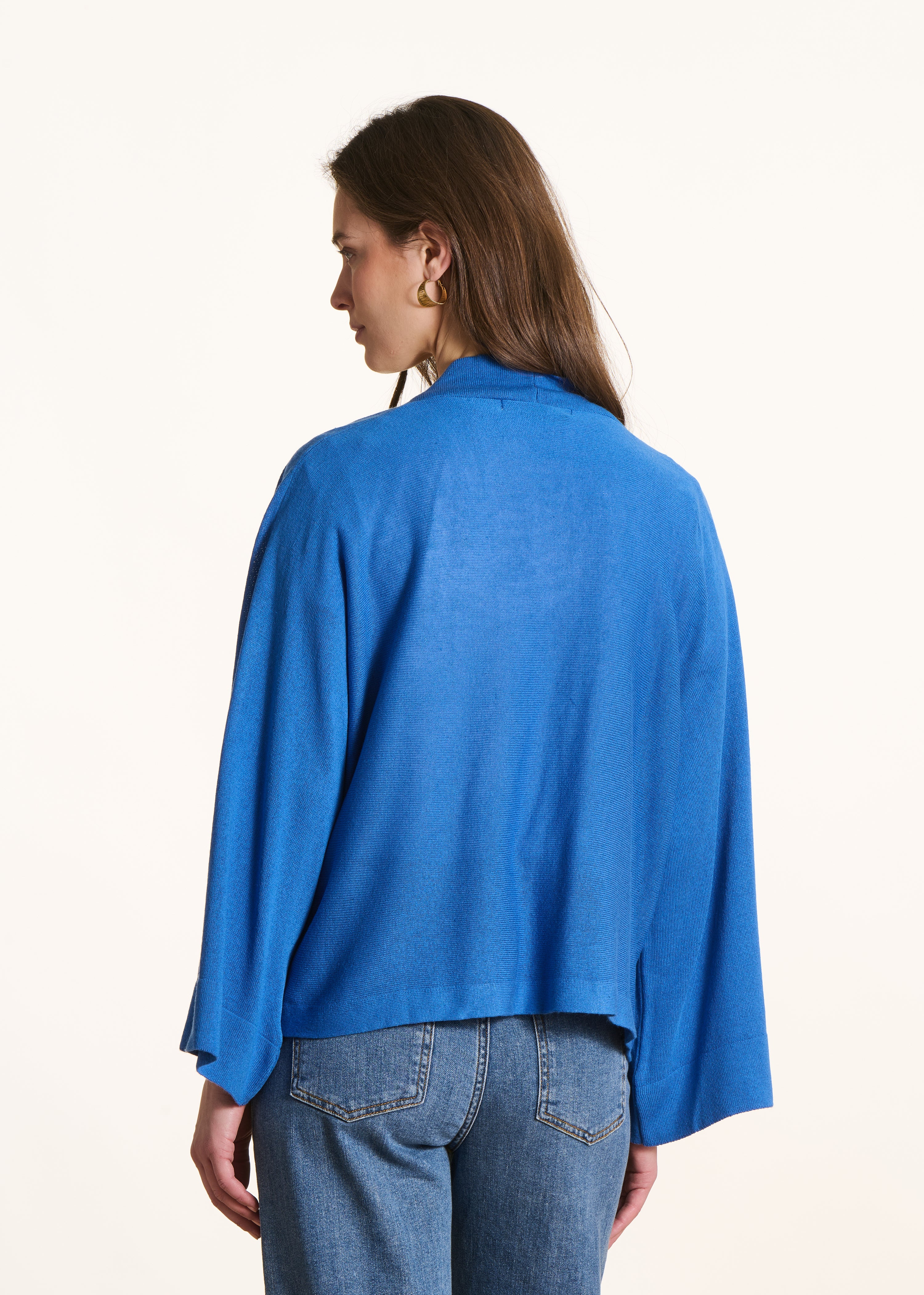 la-f-e-marabout-e-deving-gilet-strickweste-blau-leinen-gr-36 image 2
