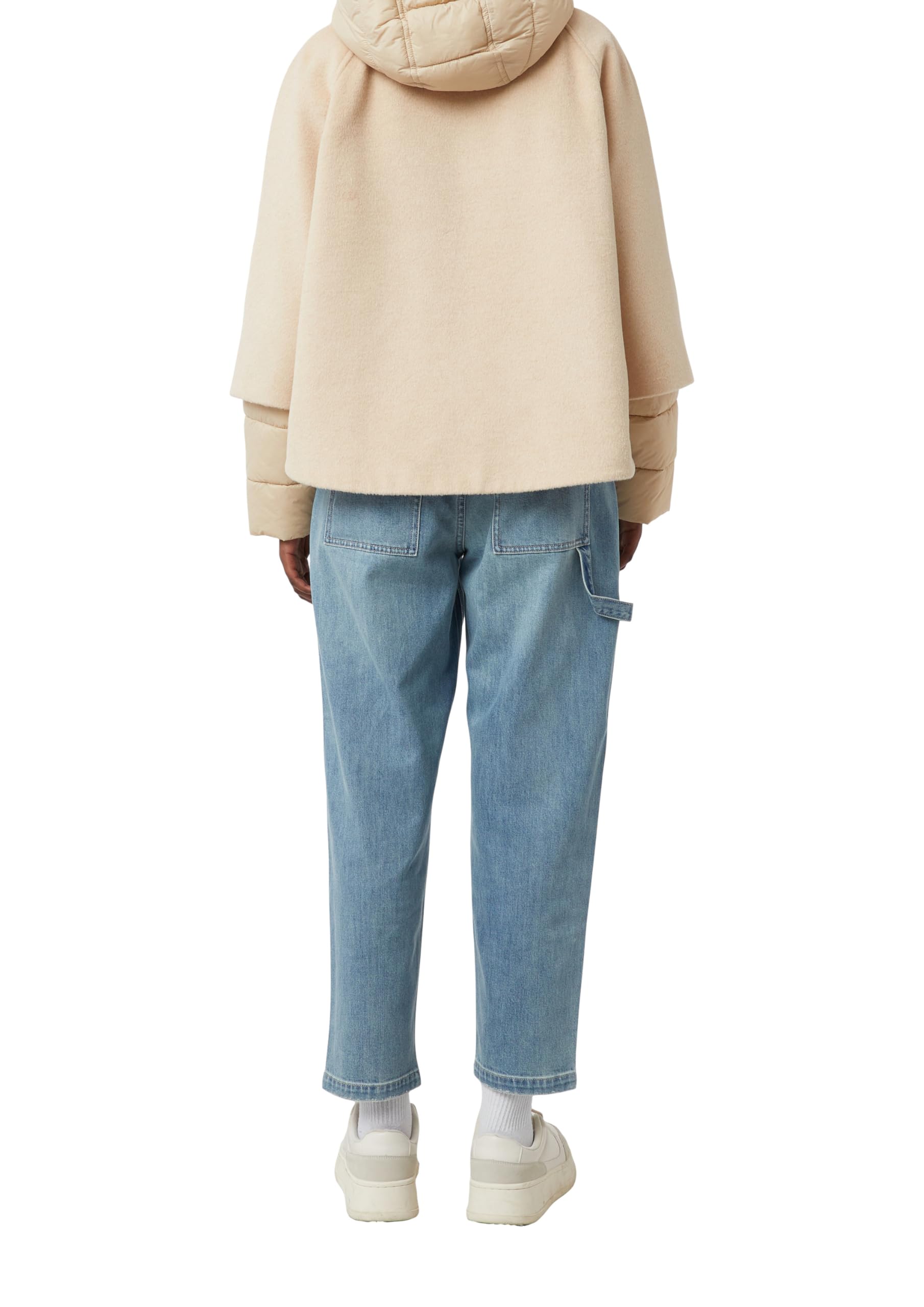 comma-cape-jacke-wollmix-mantel-gr-e-l-mit-kapuze image 2