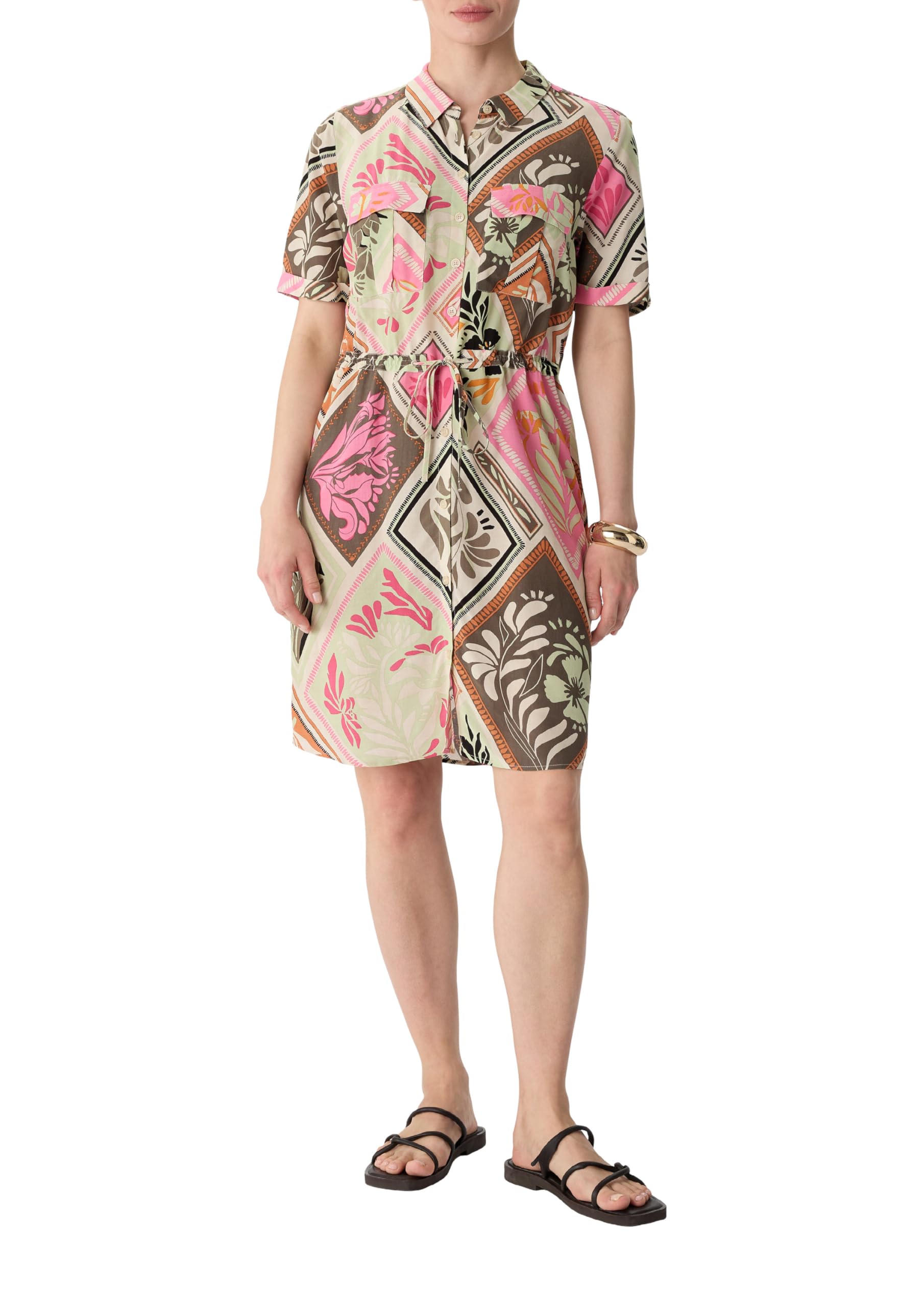 comma-hemdblusenkleid-all-over-print-gr-e-42 image 1
