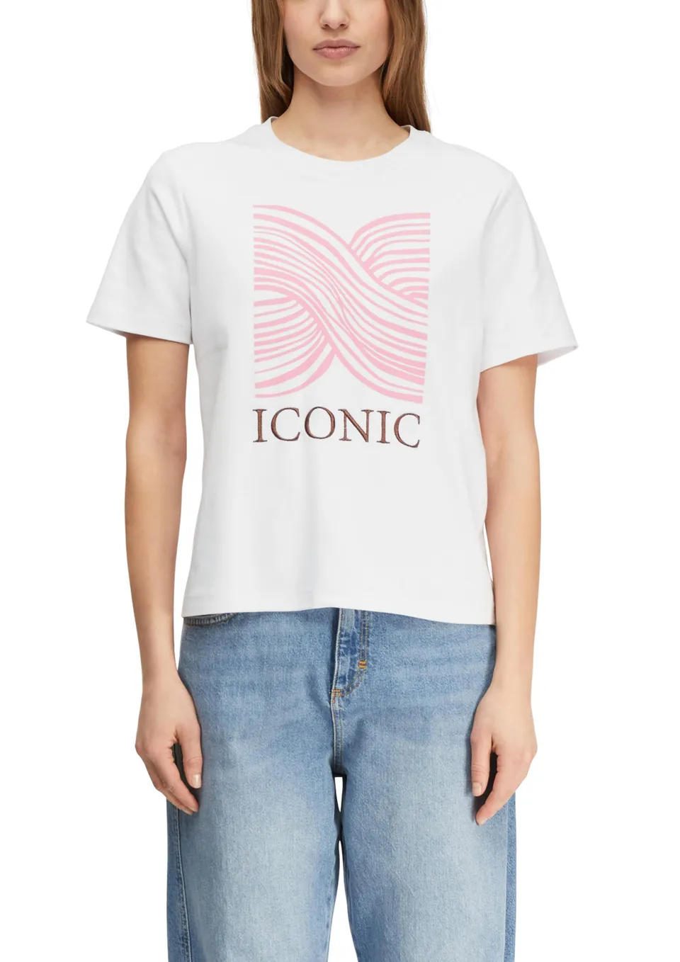 comma-t-shirt-regular-jersey-wei-rundhals-gr-34-48 image 1