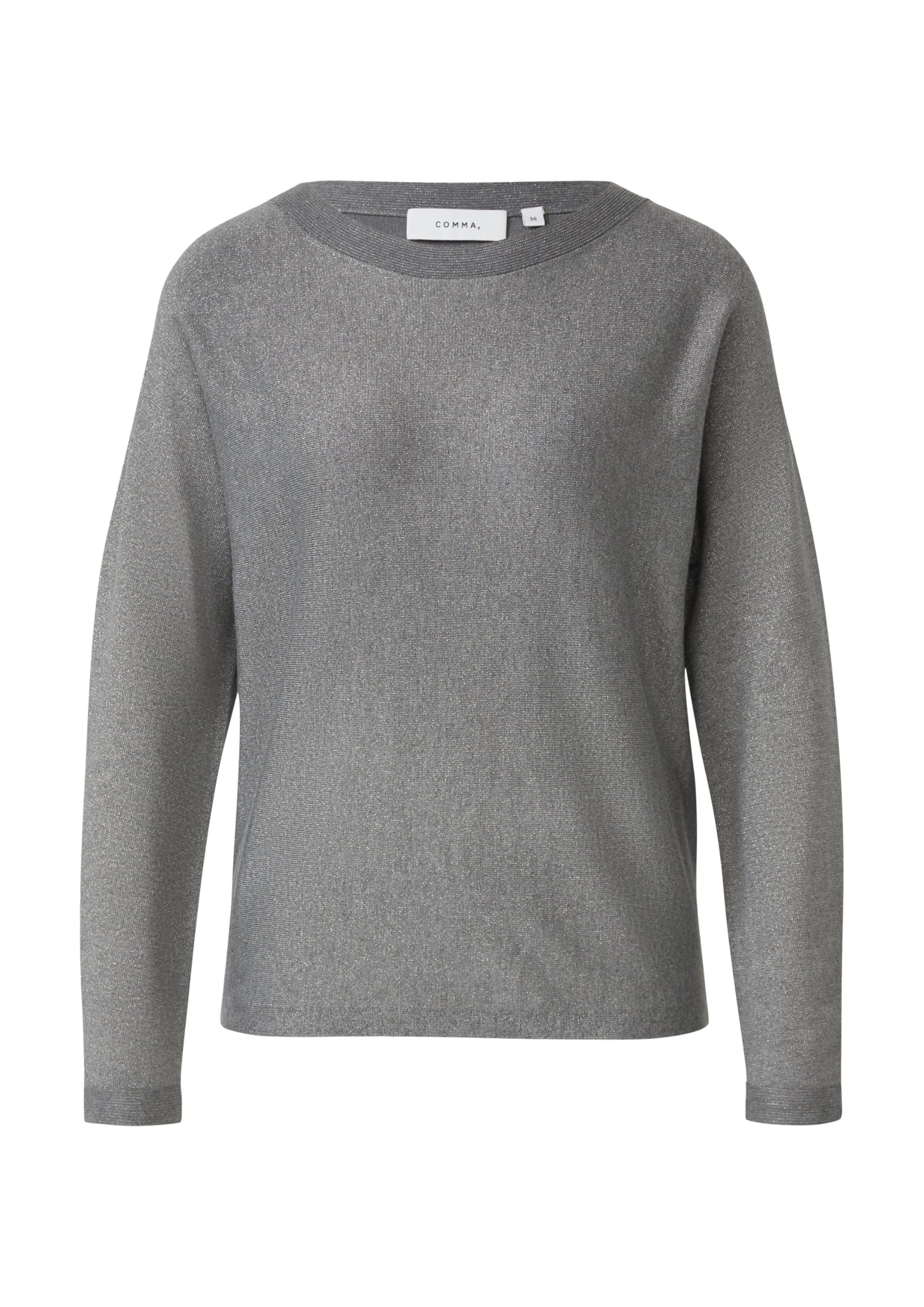 comma-knitwear-feinstrick-pullover-fledermaus-rmel-gr-42-glitzer image 4
