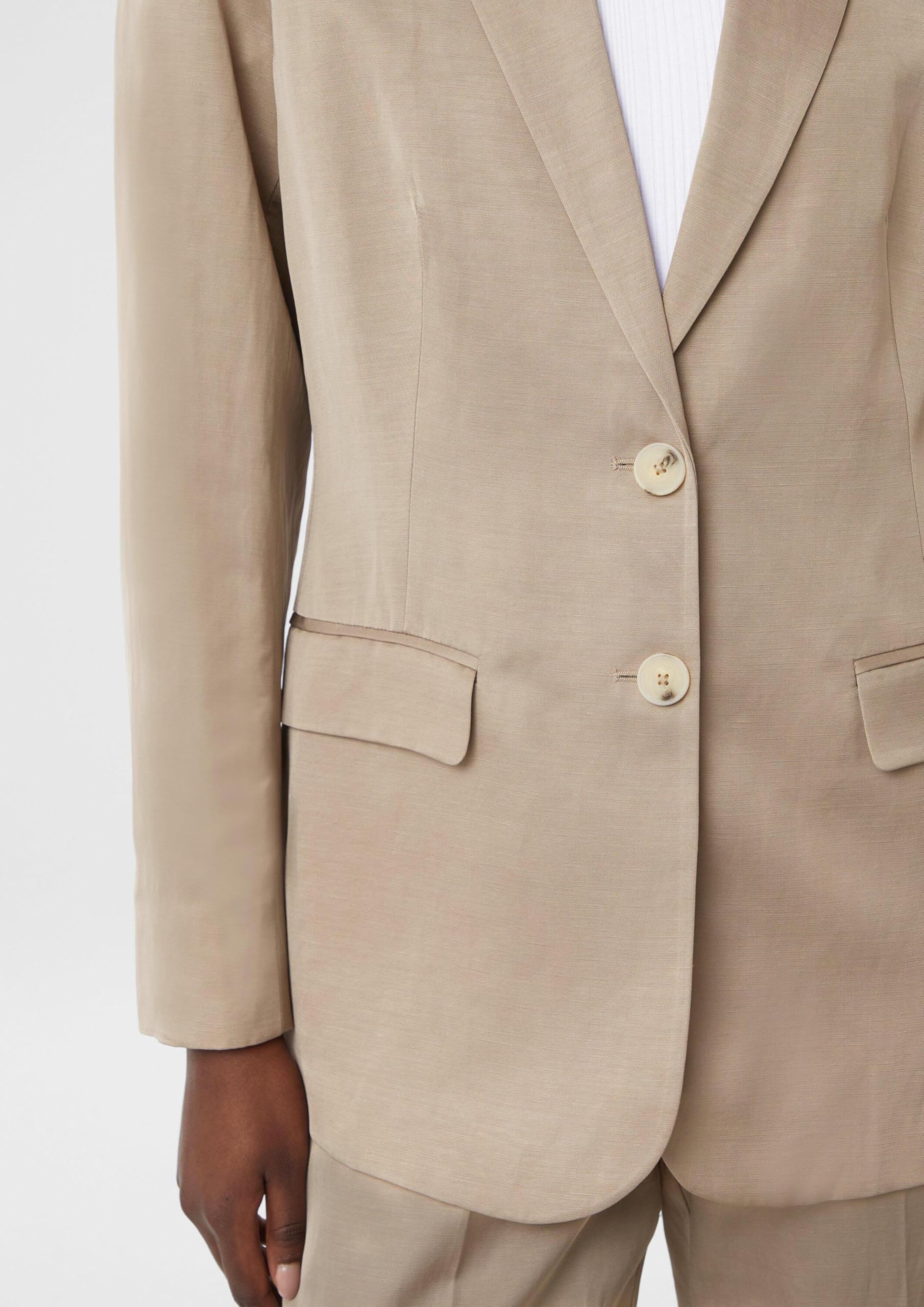 comma-satin-blazer-leinenmix-regular-fit image 4
