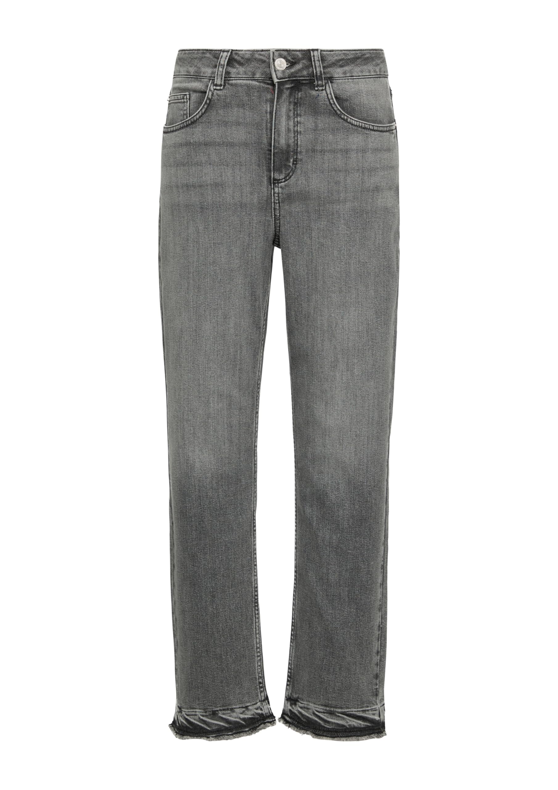 comma-jeans-straight-leg-mit-fransensaum-gr-42-blau image 3