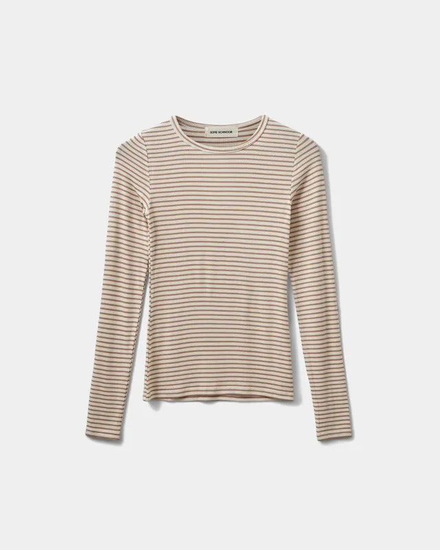 sofie-schnoor-women-petriciasw-langarmshirt-beige-viskose image 1