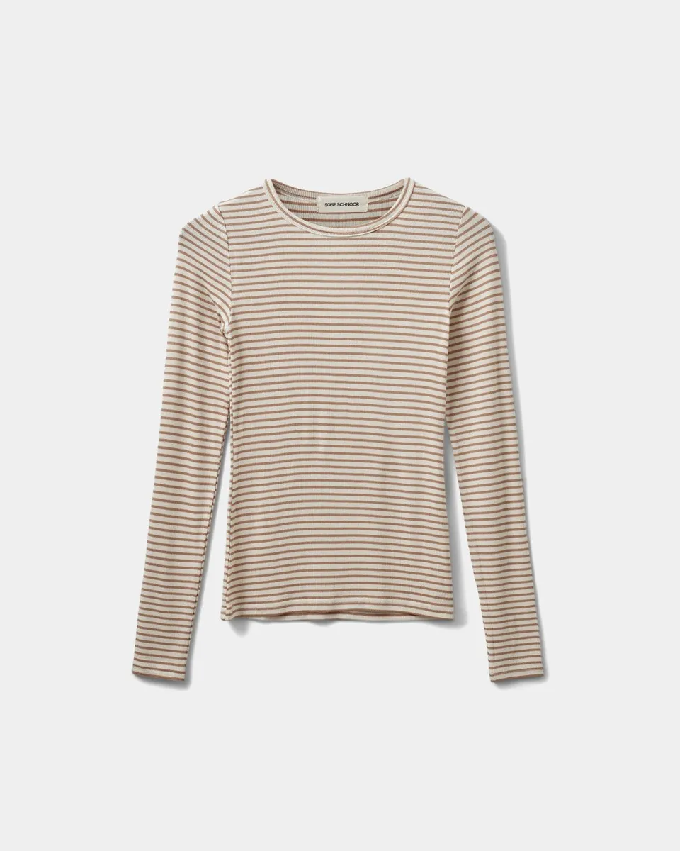 sofie-schnoor-women-petriciasw-langarmshirt-beige-viskose image 1