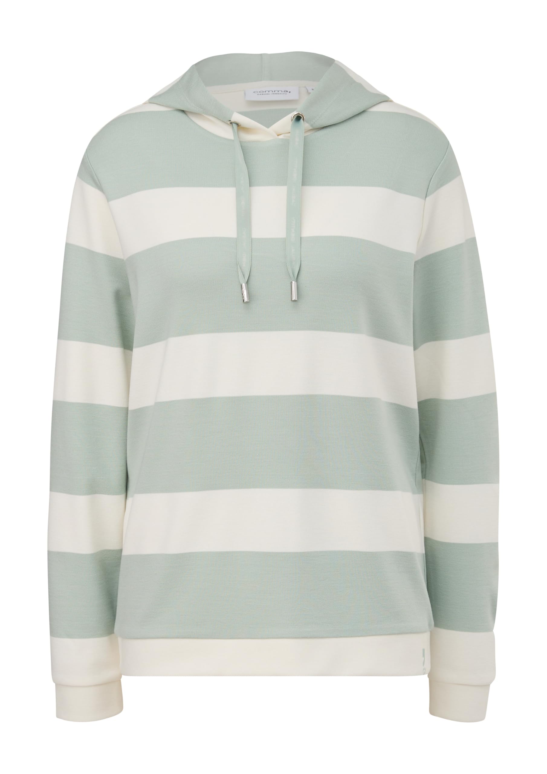 comma-hoodie-sweatshirt-mit-kapuze-salbeigr-n-jersey image 4