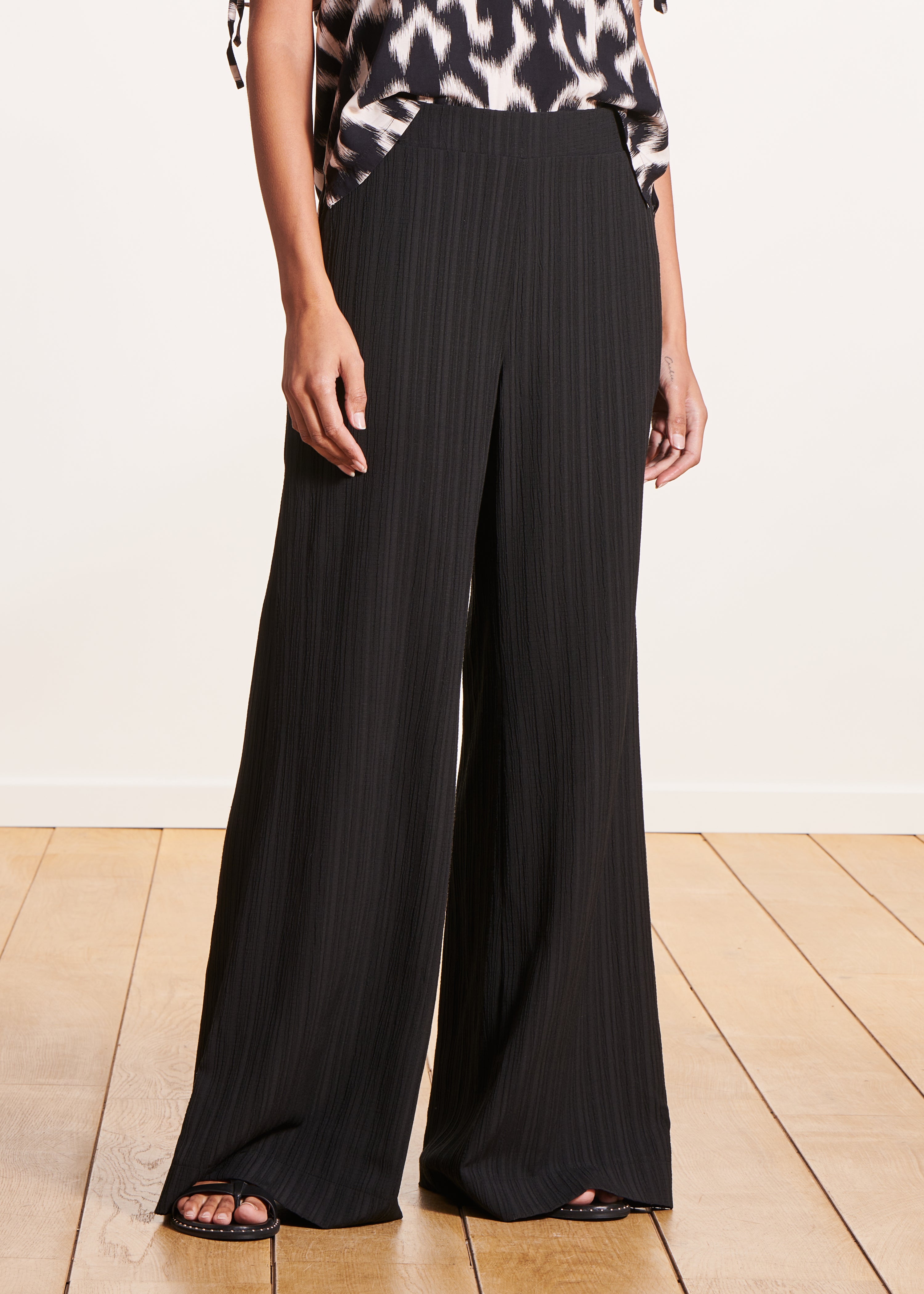 la-f-e-marabout-e-darky-hose-schwarz-weites-bein image 2