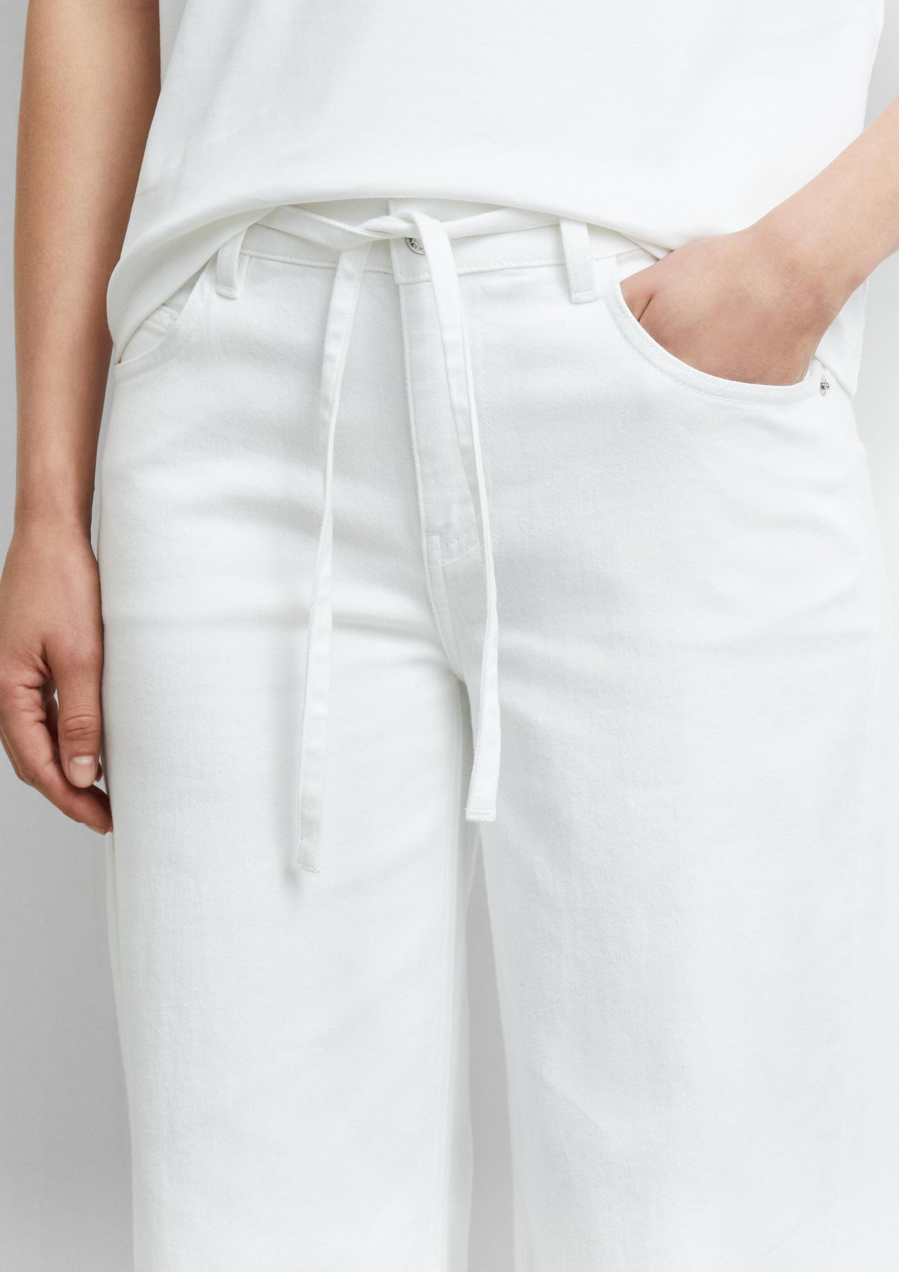 comma-jeans-wide-leg-jeans-white-denim-mit-bindeg-rtel image 5