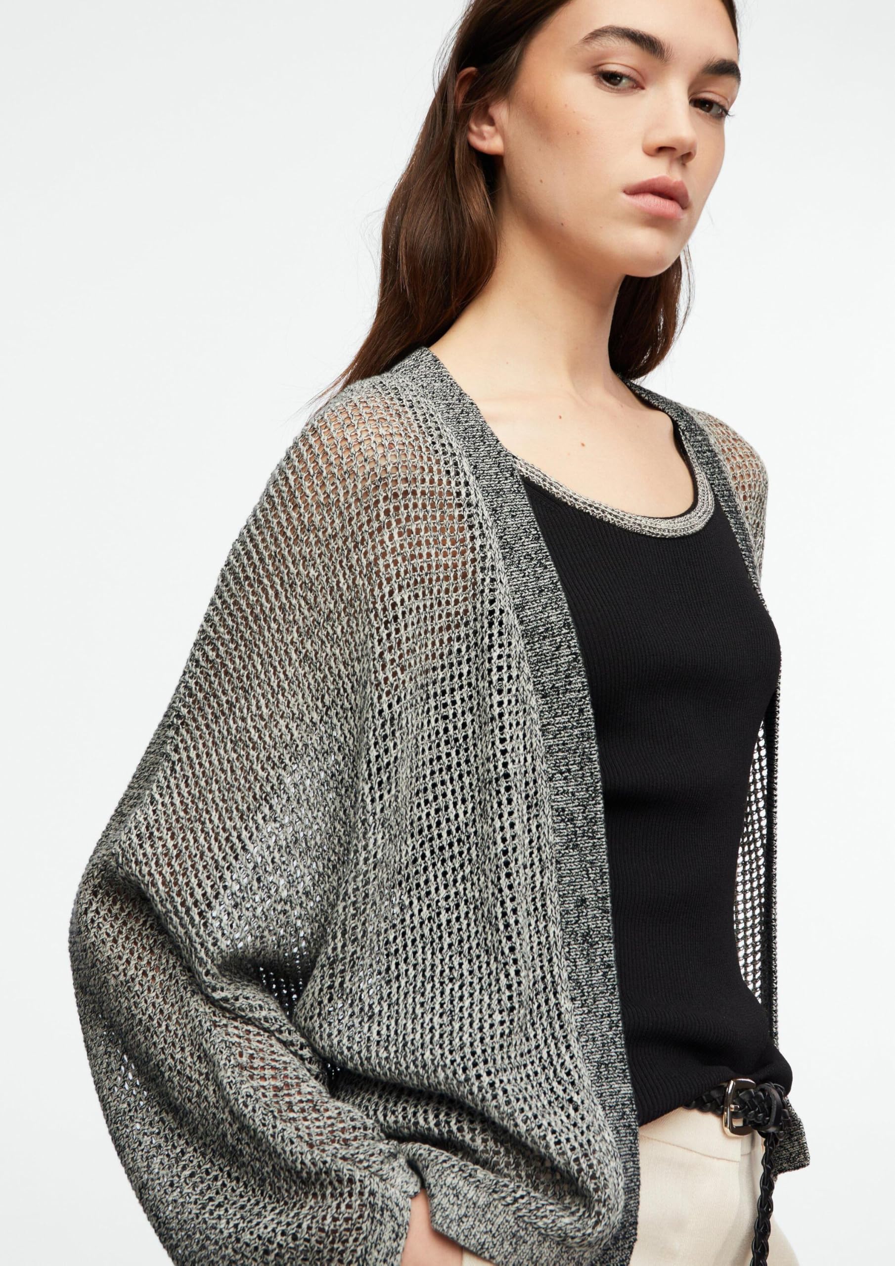 comma-knitwear-cardigan-2180578-gr-e-l-dunkelgrau image 3