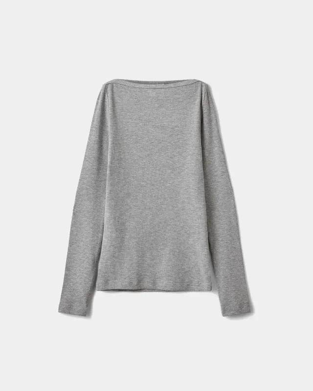 sofie-schnoor-young-gabriellesy-shirt-grau-melange-langarm image 1