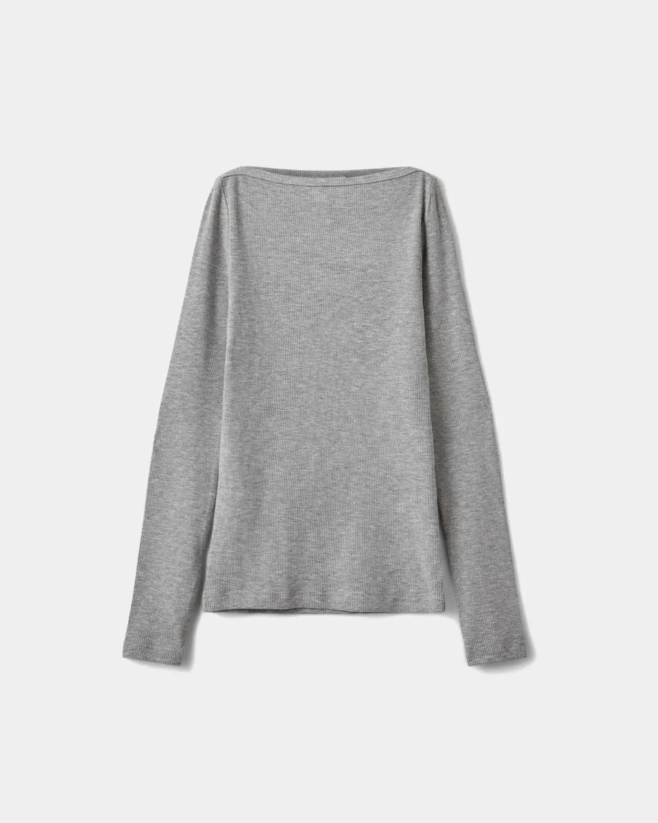 sofie-schnoor-young-gabriellesy-shirt-grau-melange-langarm image 1