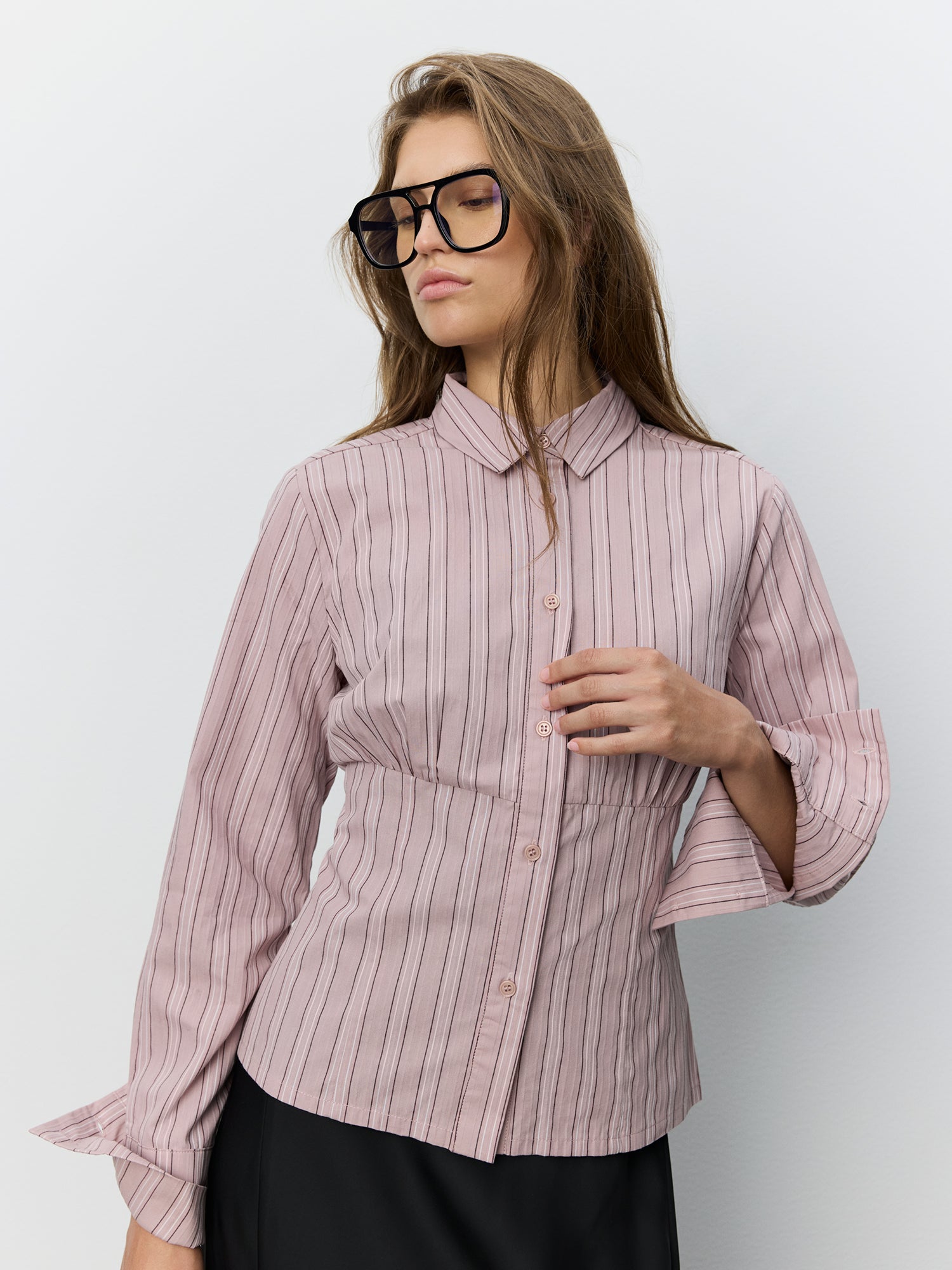 sofie-schnoor-women-lianusw-hemd-dusty-plum-streifen image 5