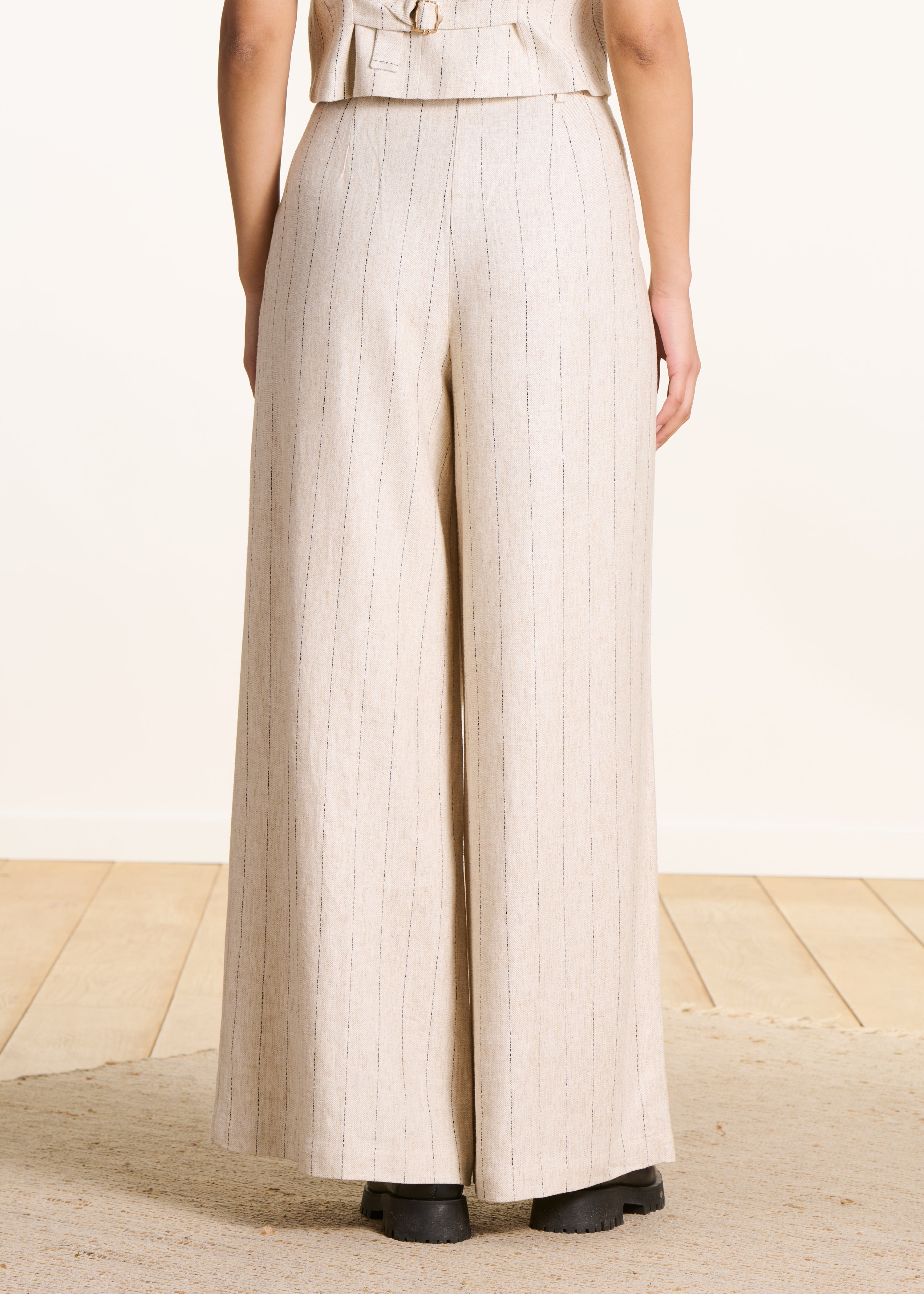 la-f-e-marabout-e-freon-hose-beige-gestreift-leinen image 3
