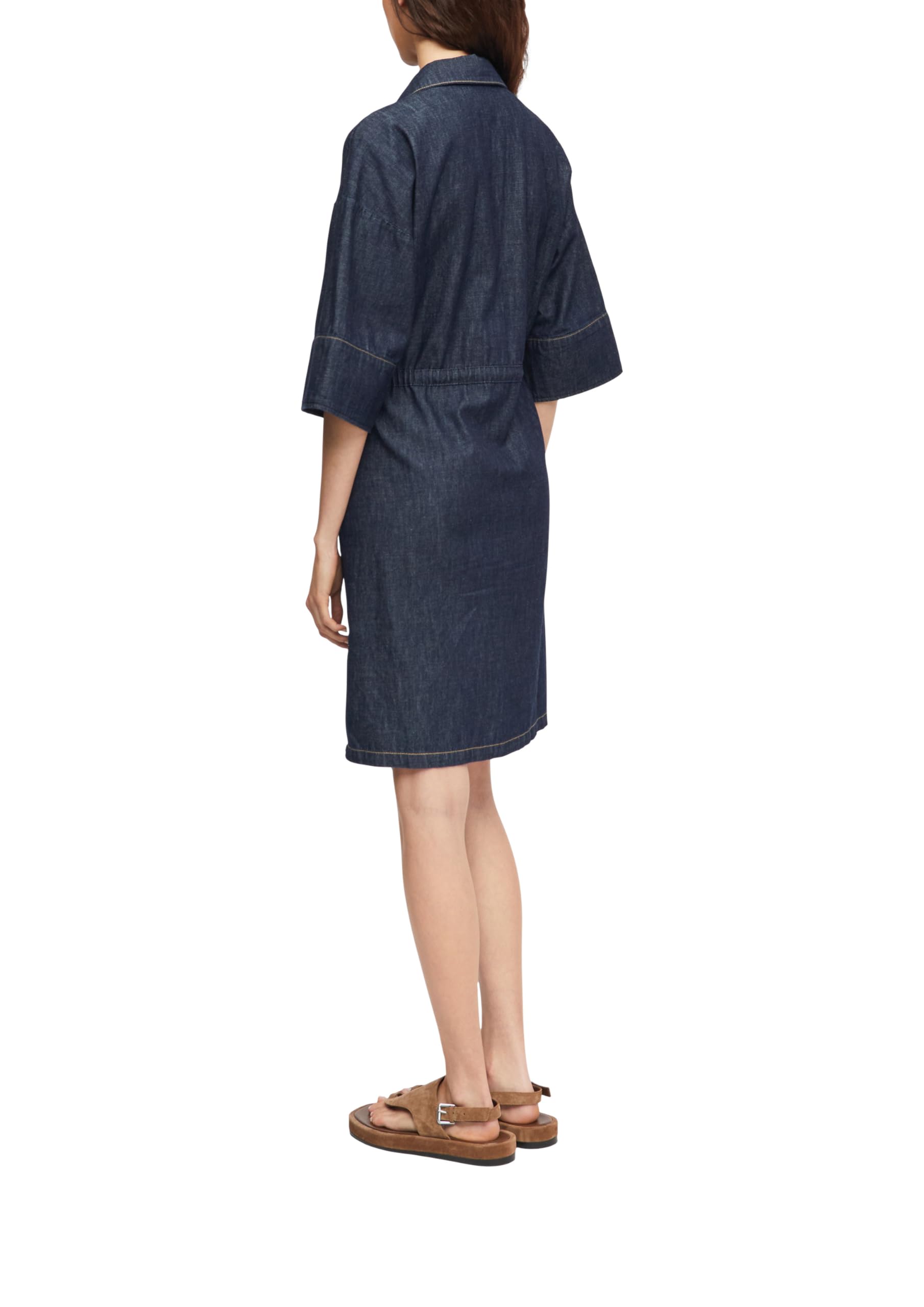 comma-dresses-denim-t-shirt-kleid-gr-34-relaxed-fit-knopfleiste image 2