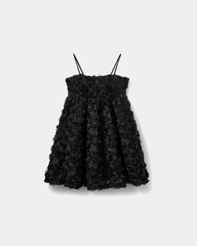 sofie-schnoor-women-riannesw-minikleid-schwarz-rosen-100-polyester image 1
