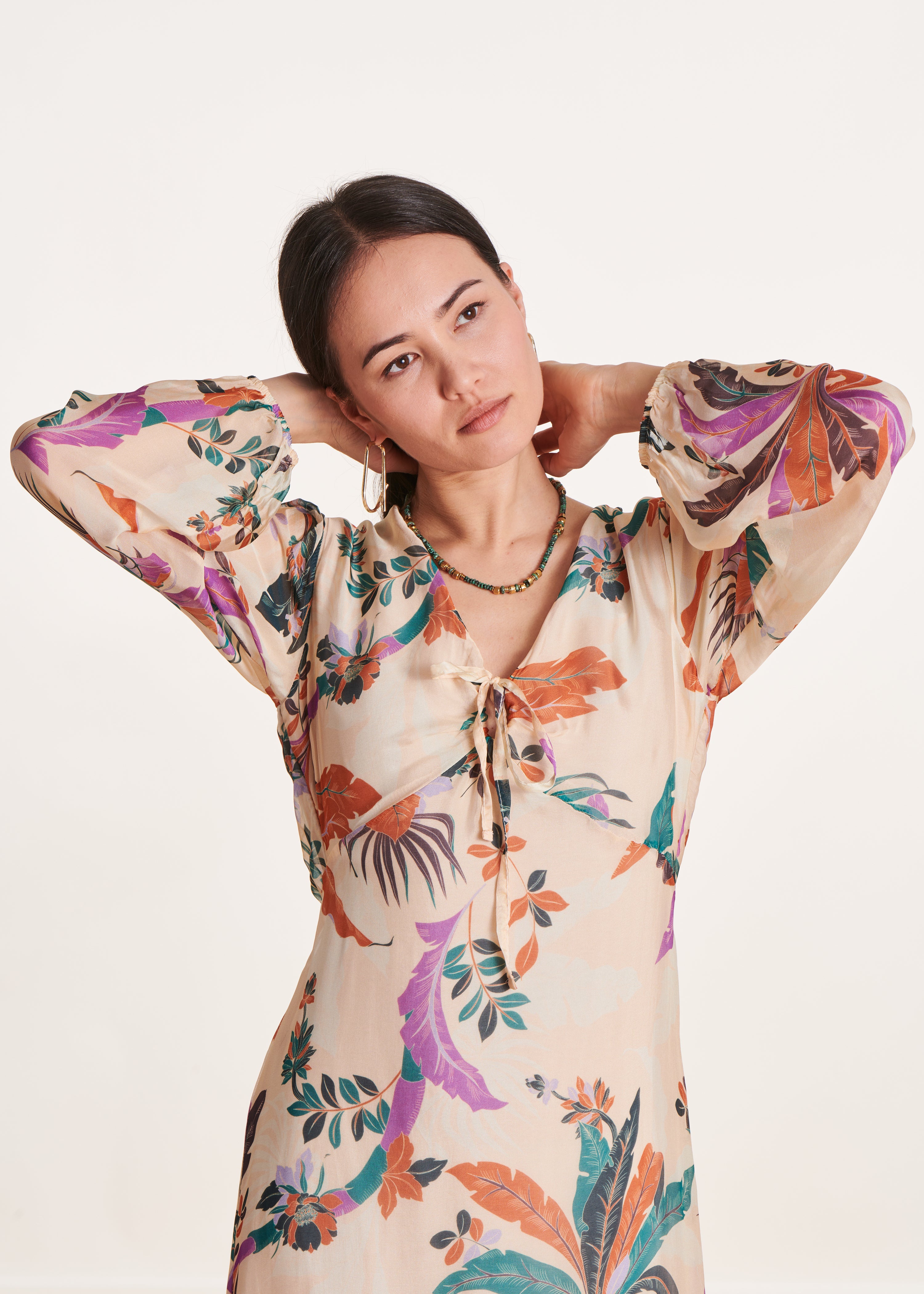 la-f-e-marabout-e-deesse-maxikleid-ecru-print-seide image 6