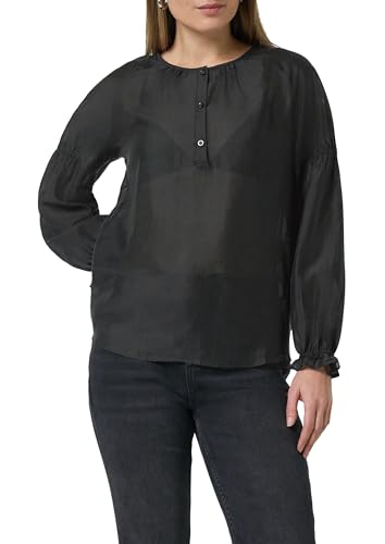 comma-raglan-bluse-damen-viskosemix-gr-38-transparent image 8