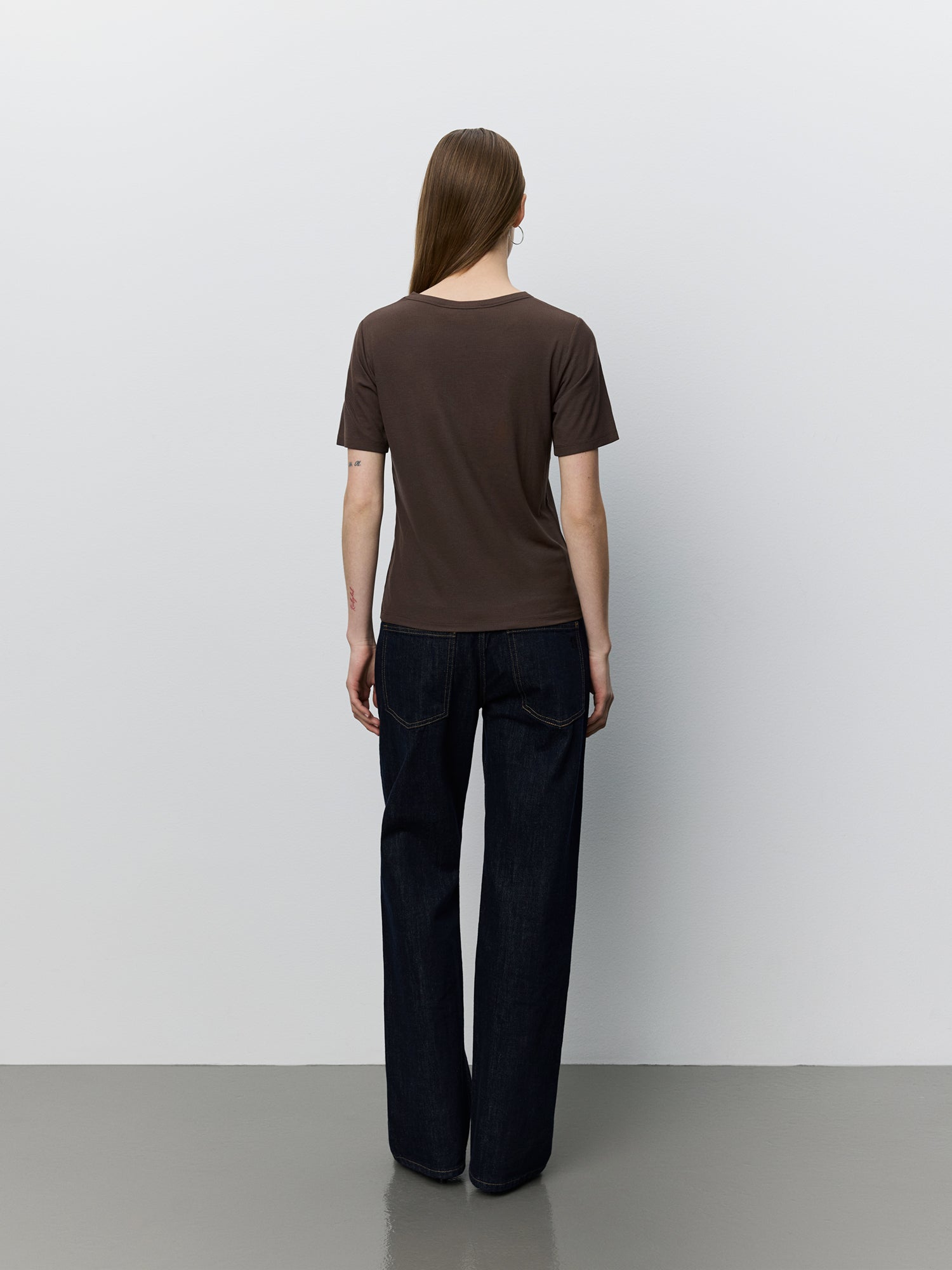 sofie-schnoor-women-natalia-t-shirt-braun-viskose image 4