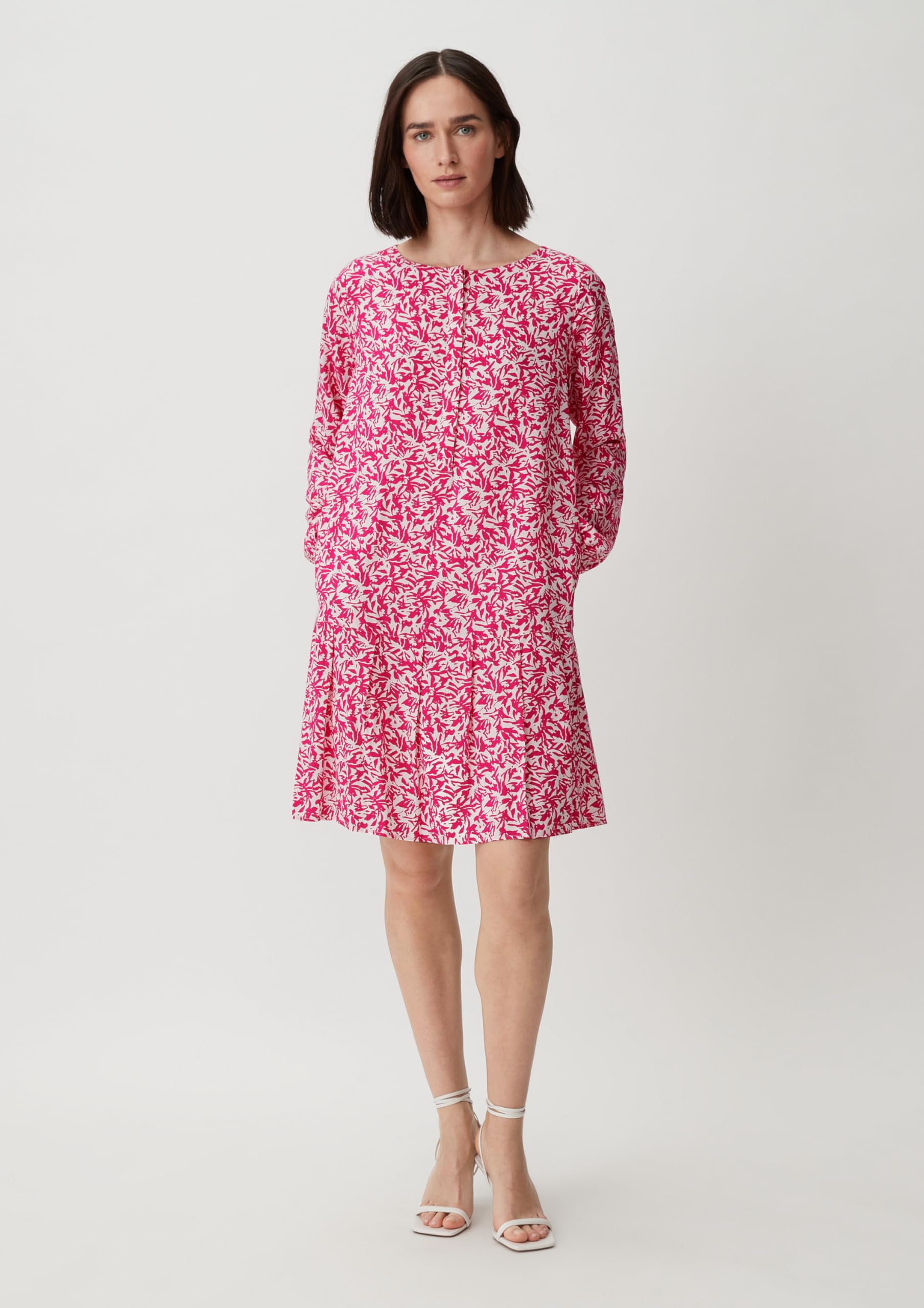 comma-2135402-kleid-gr-e-36-viskose-volant image 5