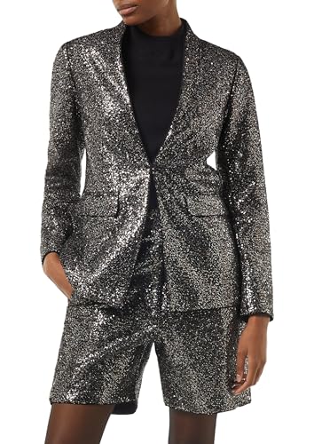 comma-blazer-pailletten-damen-40-festlich-stehkragen image 7