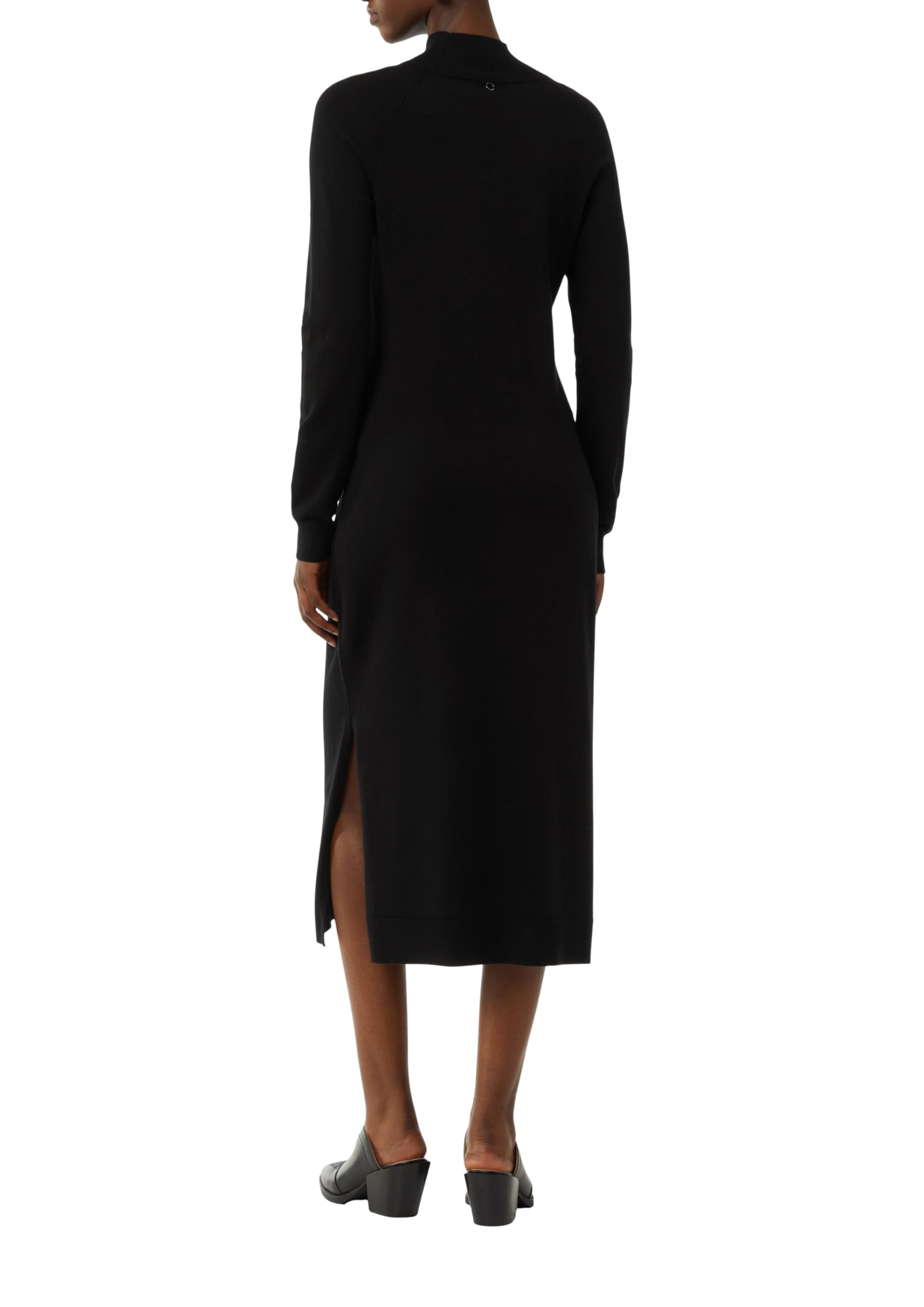 comma-strickkleid-turtleneck-schwarz-kleid-gr-e-36 image 2