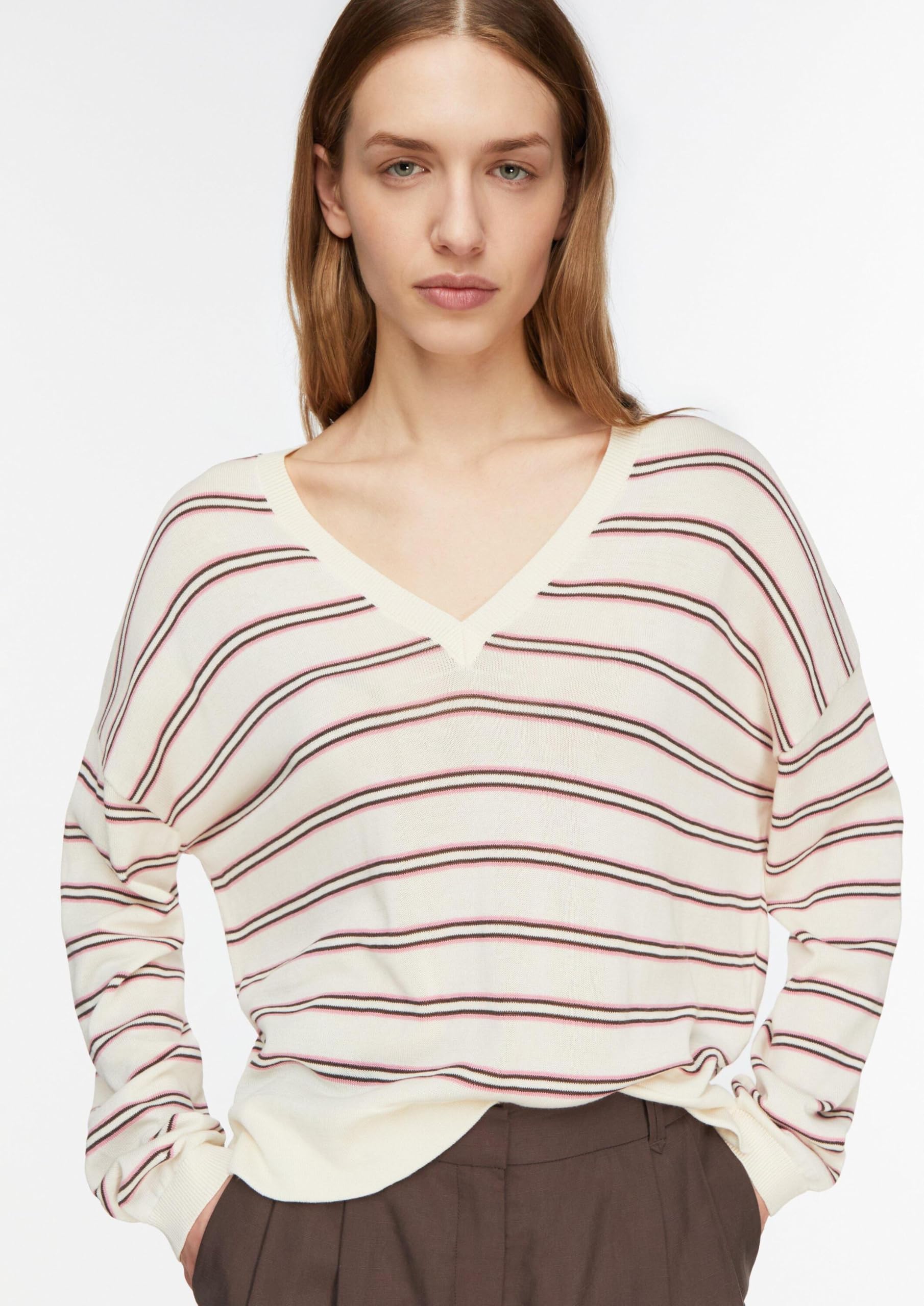 comma-knitwear-strickpullover-gestreift-v-ausschnitt-gr-e-l image 4