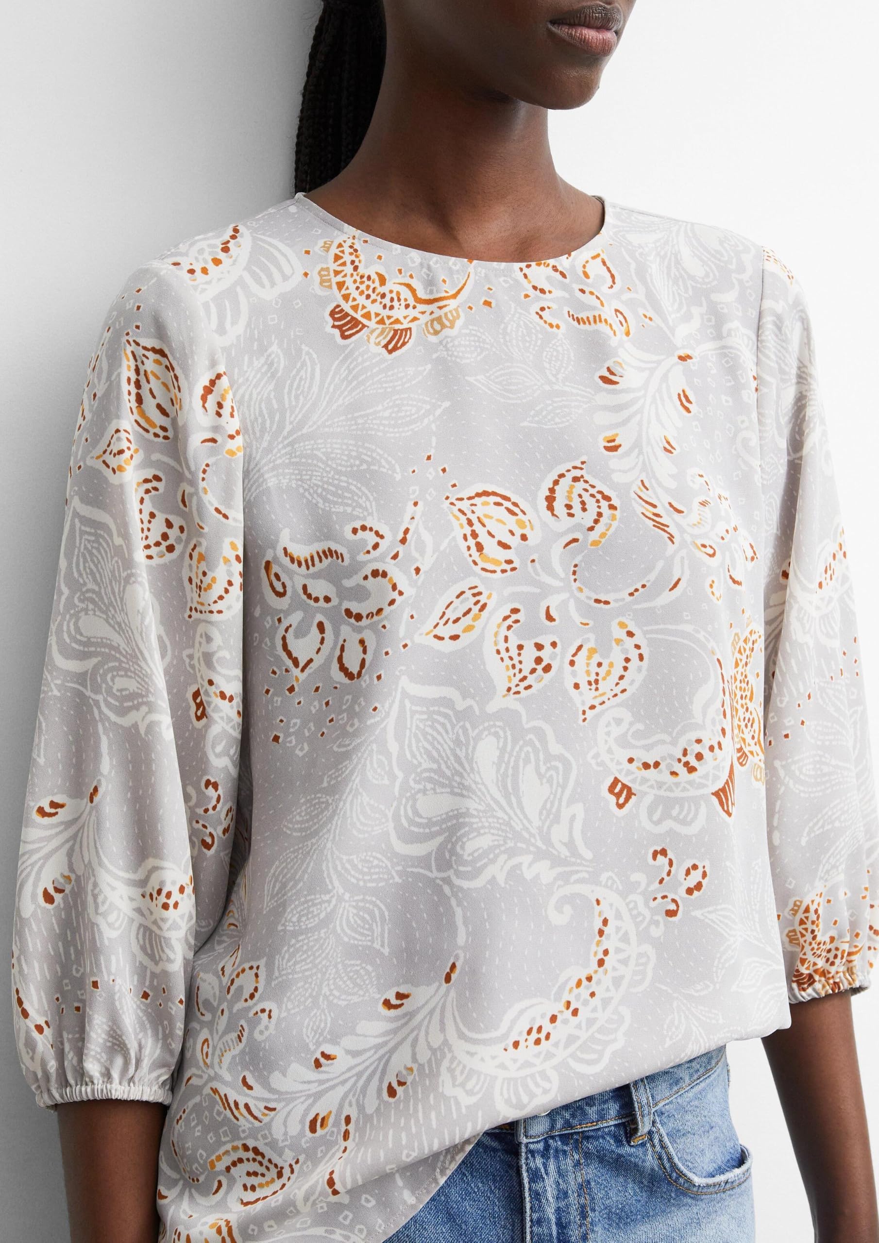comma-blouses-all-over-print-bluse-3-4-arm-gr-e-32 image 3