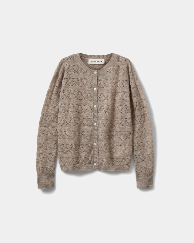 sofie-schnoor-young-cissesy-strickjacke-deer-melange-wolle image 1
