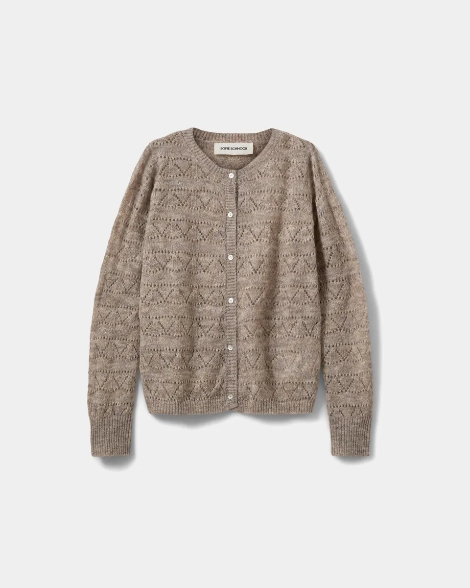 sofie-schnoor-young-cissesy-strickjacke-deer-melange-wolle image 1