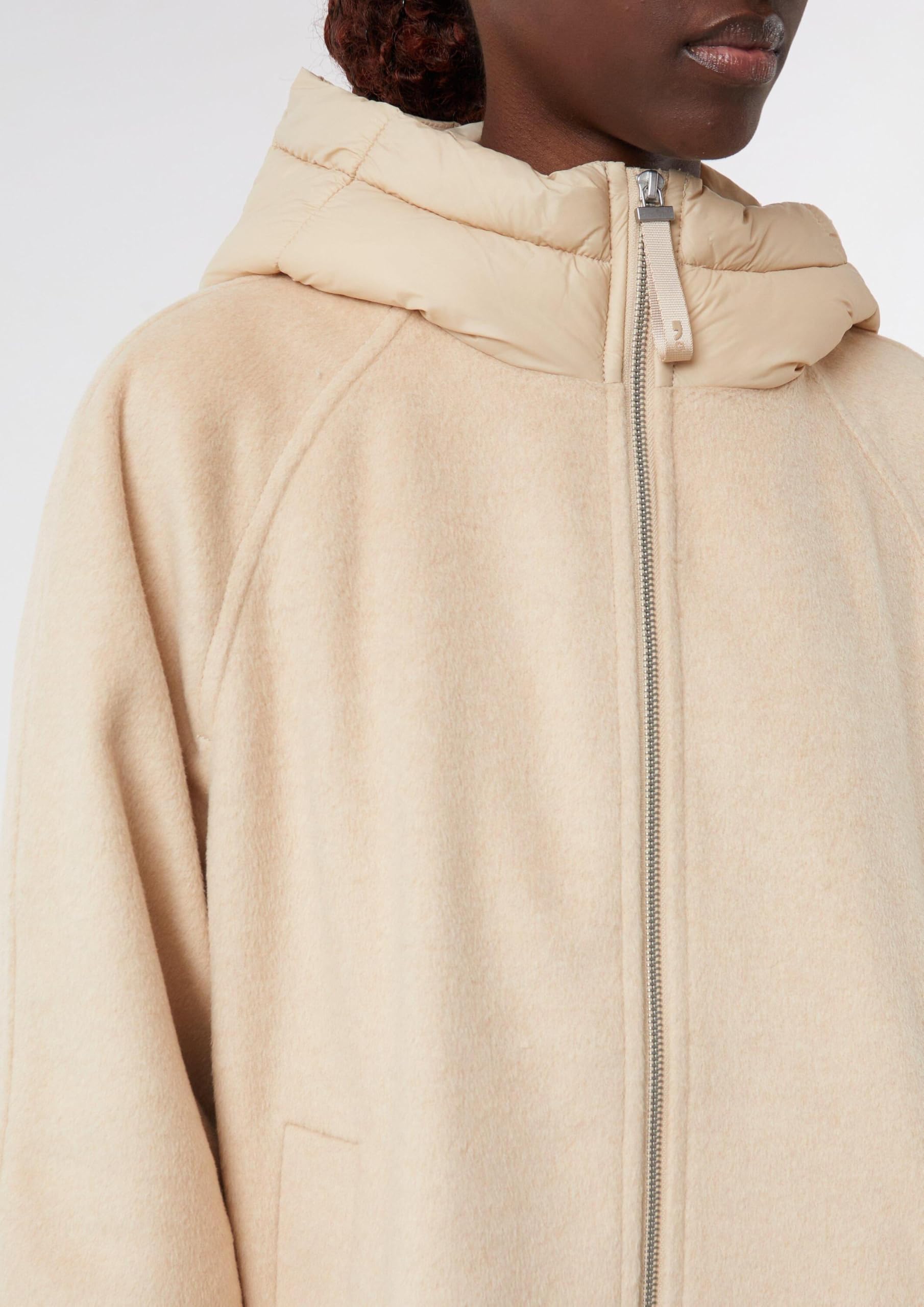 comma-cape-jacke-wollmix-mantel-gr-e-l-mit-kapuze image 5