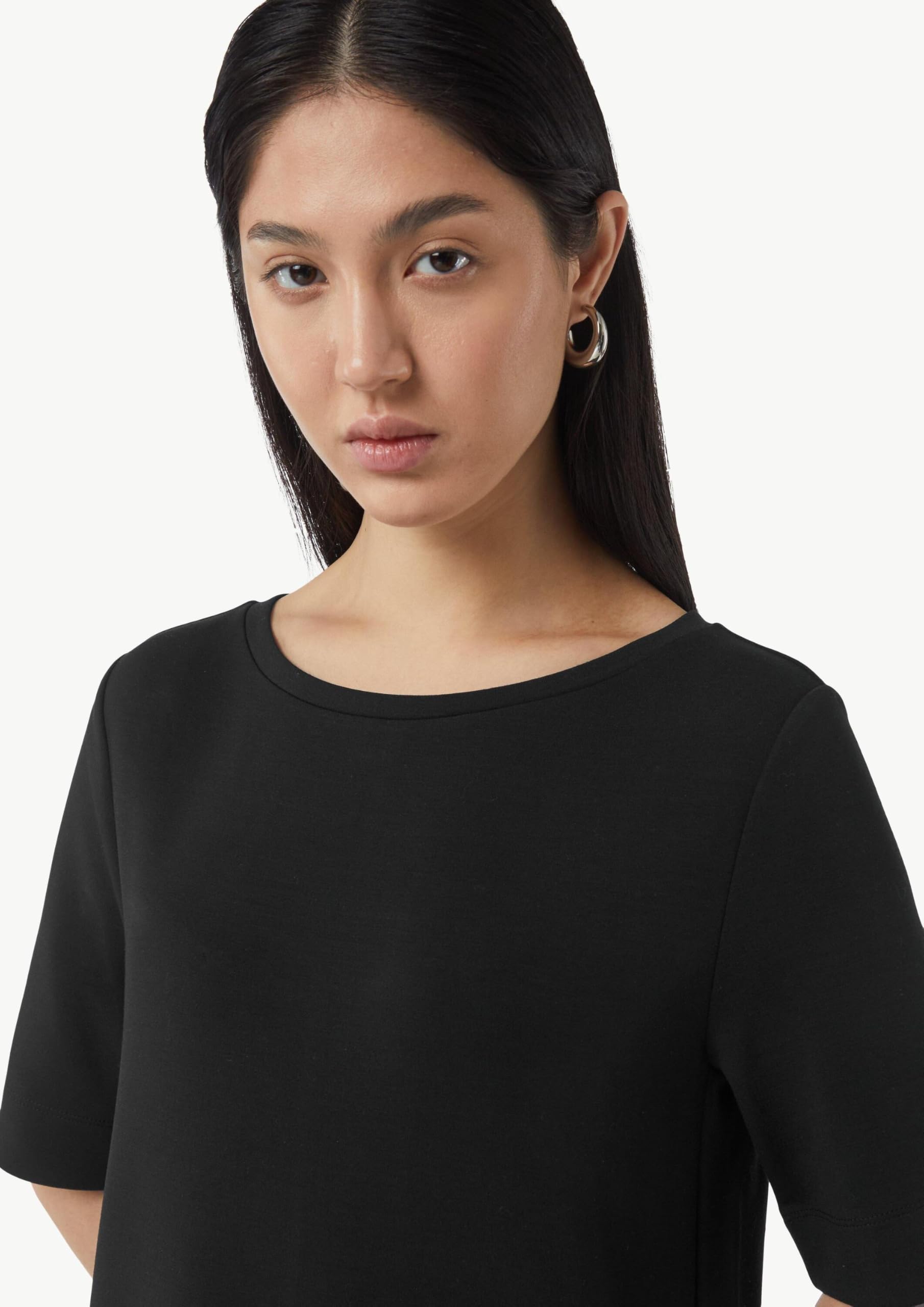 comma-kurzarm-kleid-modalmix-logo-detail-gr-36 image 3