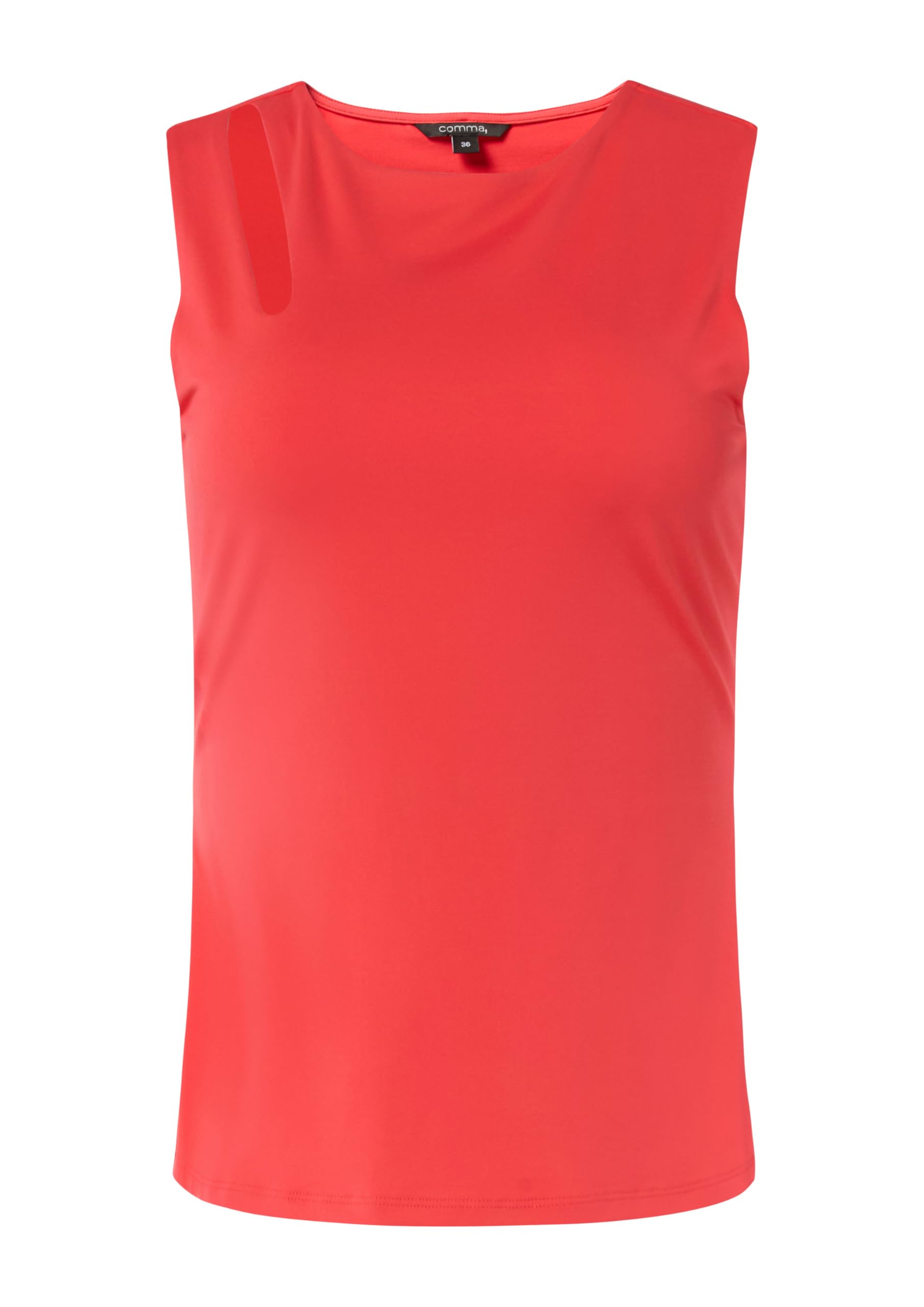 comma-jersey-top-damen-cut-out-gr-34-koralle image 3