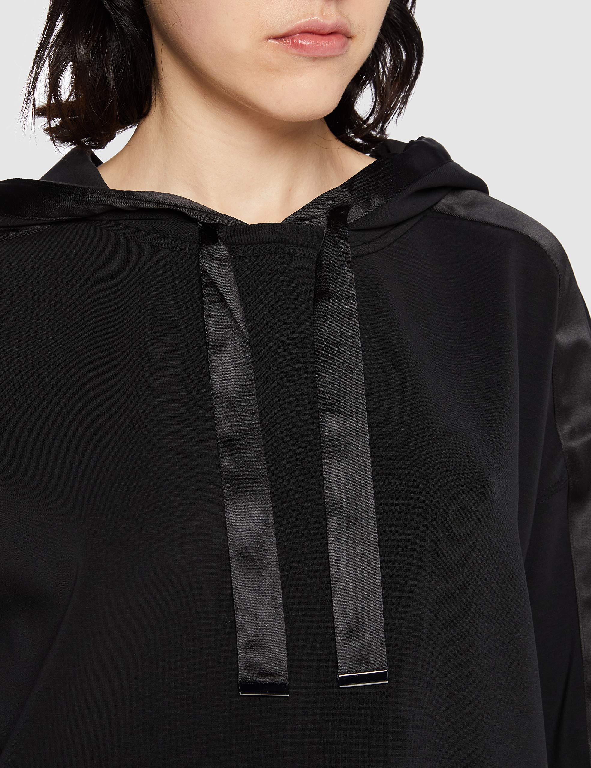 comma-sweatshirt-damen-gr-e-34-mit-kapuze-satin image 3