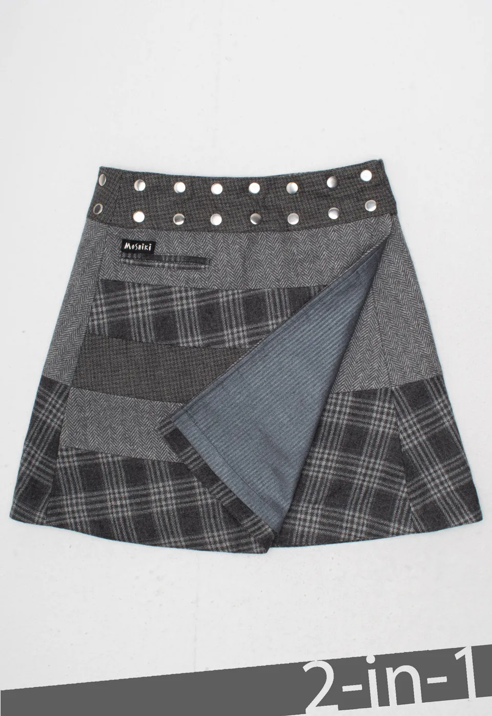 moshiki-hot-cookie-30-wickelrock-tweed-48-cm-wendbar-2 image 1