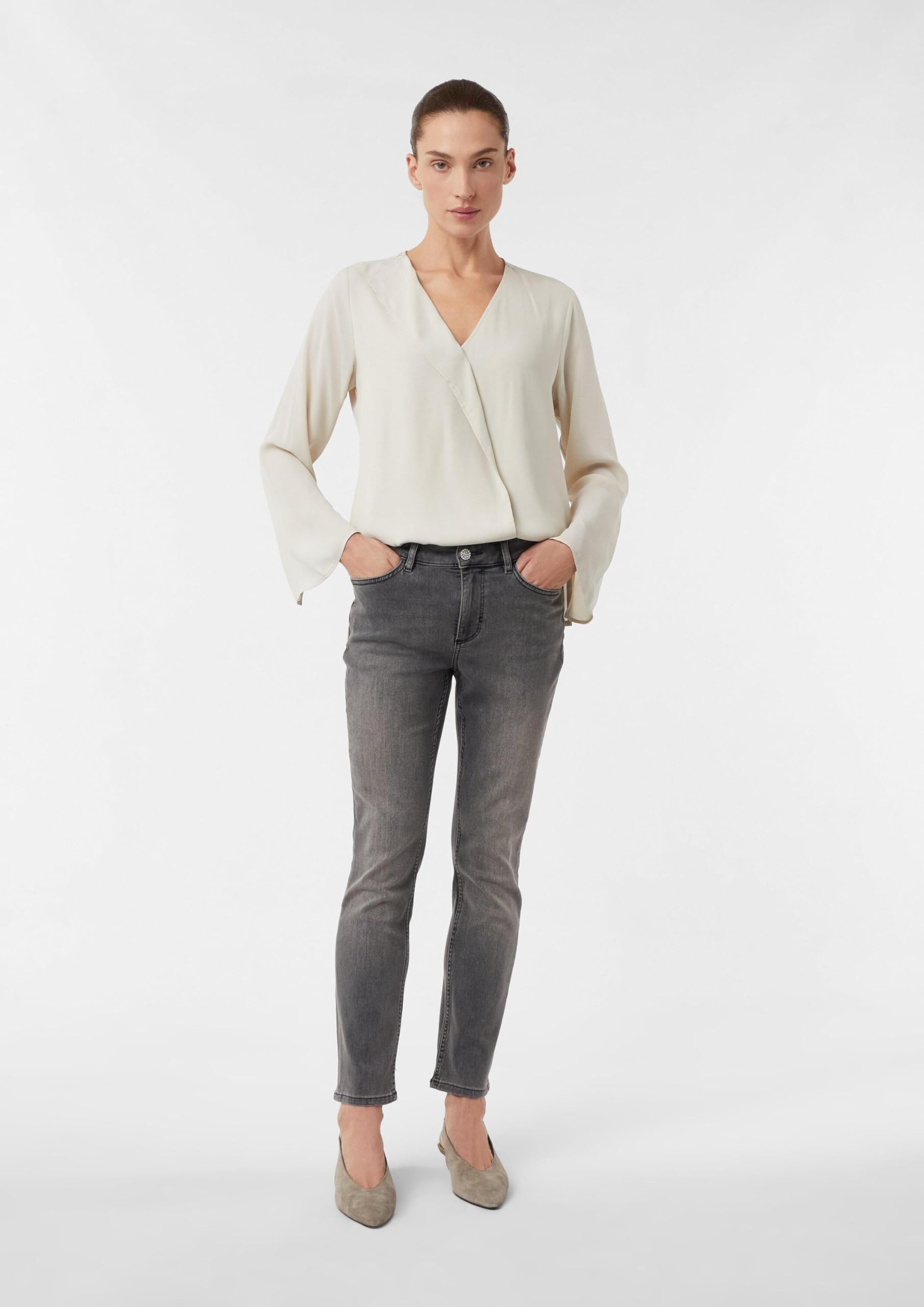 comma-slim-fit-jeans-damen-stretch-gr-46-knopf image 7