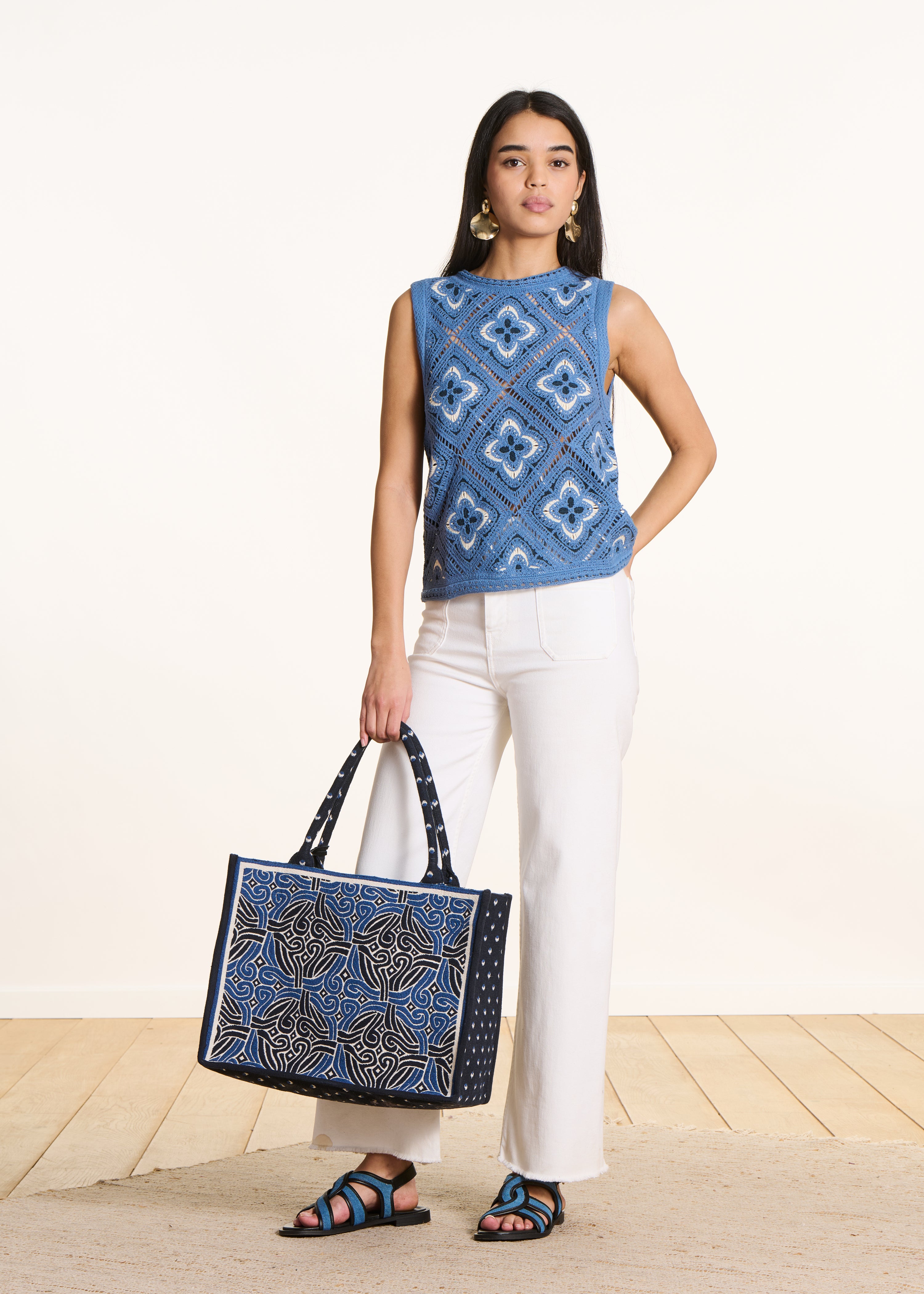 la-f-e-marabout-e-flavius-pullunder-blau-h-keloptik image 2